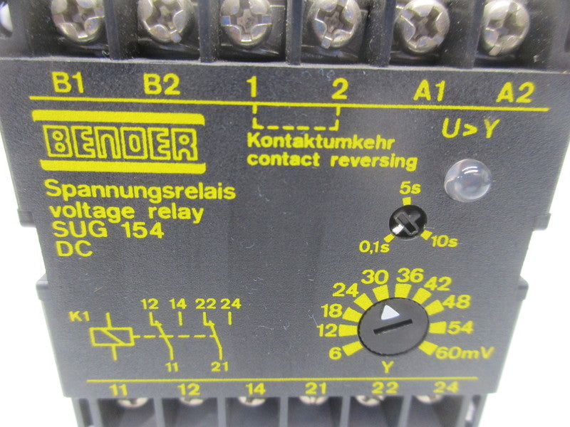 BENDER SUG154 VOLTAGE RELAY  NSNP