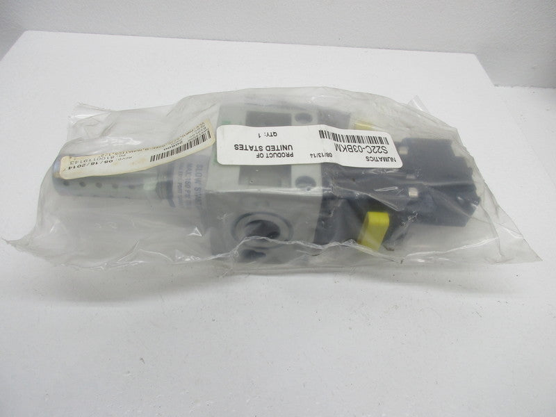 NUMATICS S22C-03BKM VALVE * NEW IN FACTORY BAG *