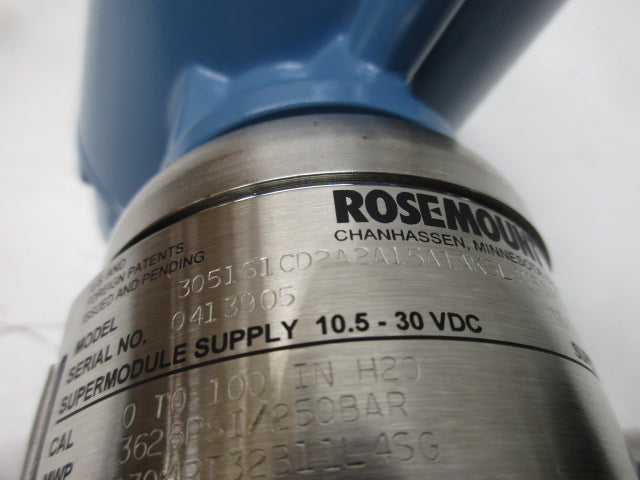 ROSEMOUNT 3051S1CD2A2A15A1AK5L4M5Q4C1BA NSMP