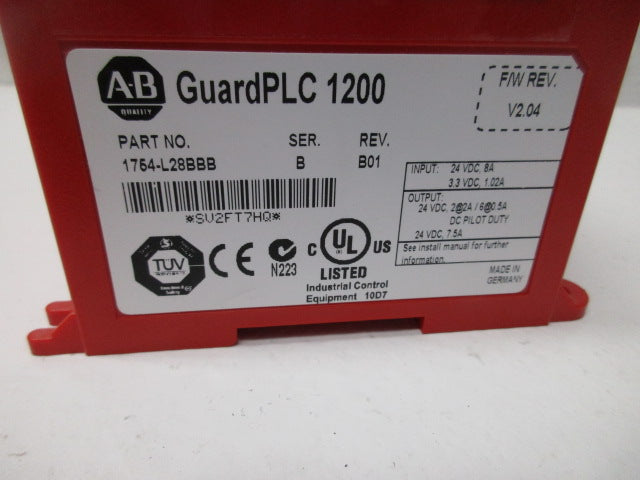 ALLEN BRADLEY 1754-L28BBB SER.B NSNP
