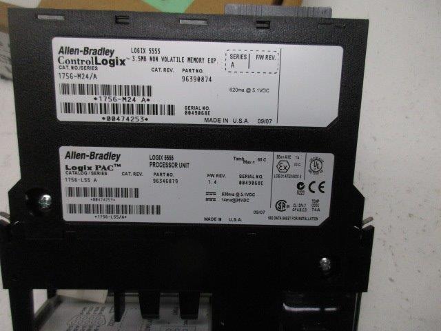 ALLEN BRADLEY 1756-L55M24 SER.A NSMP