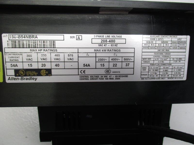 ALLEN BRADLEY 150-B54NBRA SER.A REMAN