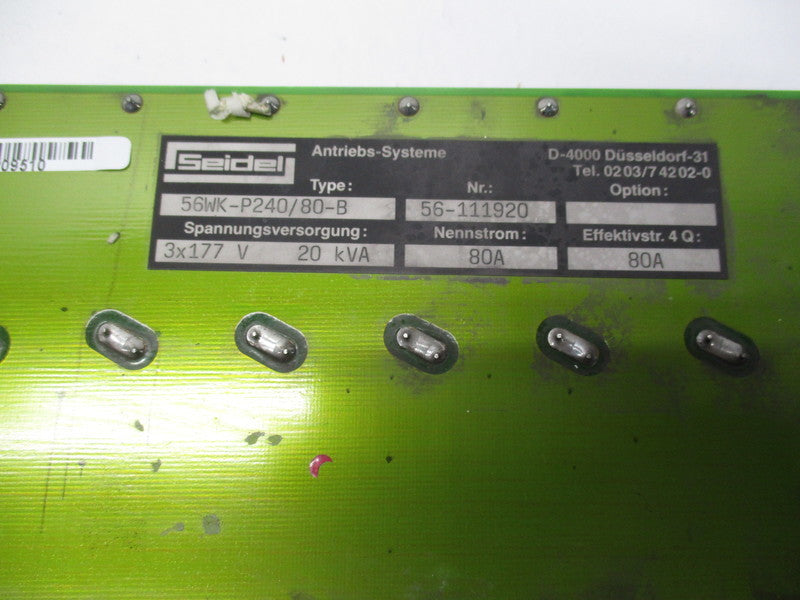 SEIDEL 56WK-P240/80-B REMAN