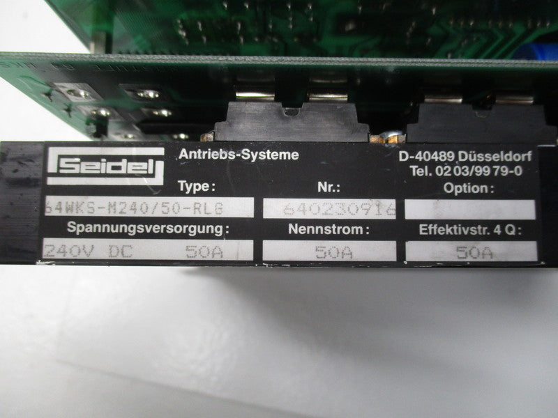 SEIDEL 64WKS-M240/50-RLG REMAN
