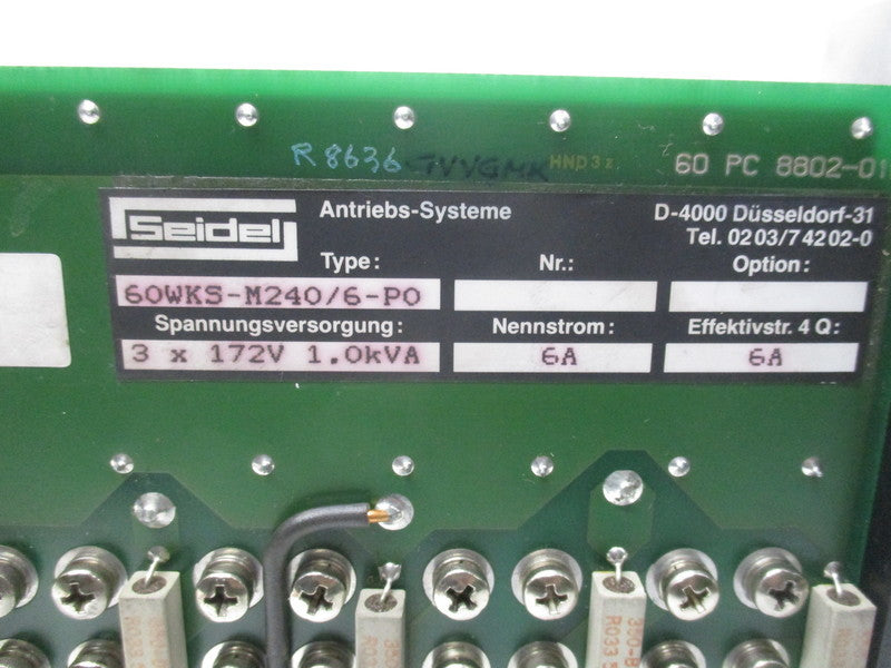 SEIDEL 60WKS-M240/6-PO REMAN