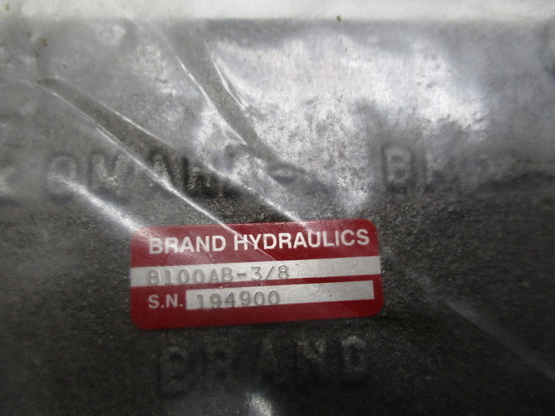 BRAND HYDRAULICS B100AB-3/8 NSNP