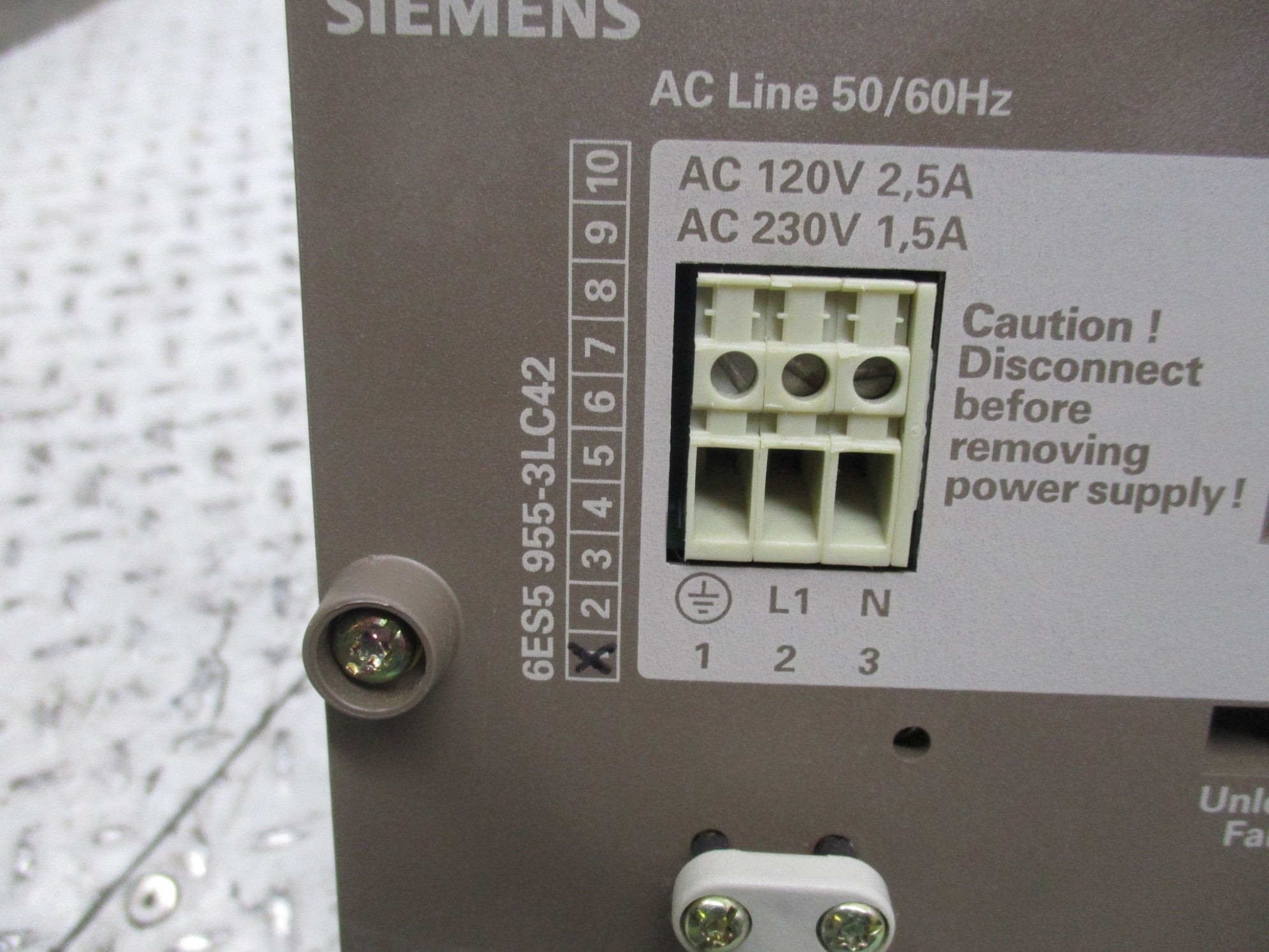 SIEMENS 6ES5183-3UA13 NSNP