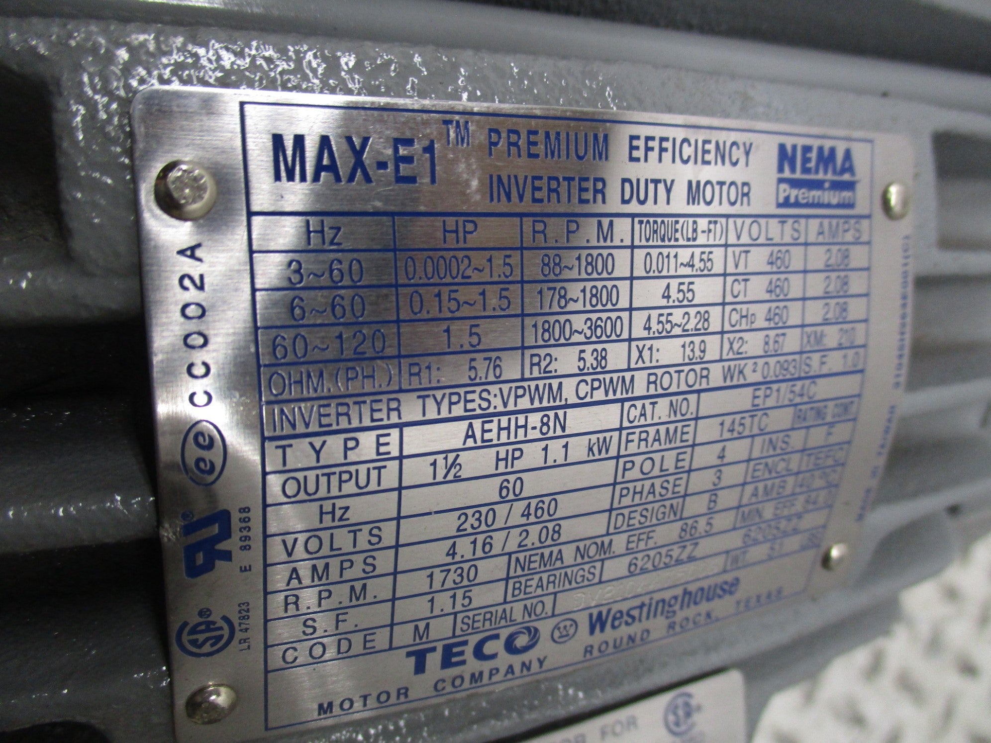 WESTINGHOUSE EP1/54C NSMP
