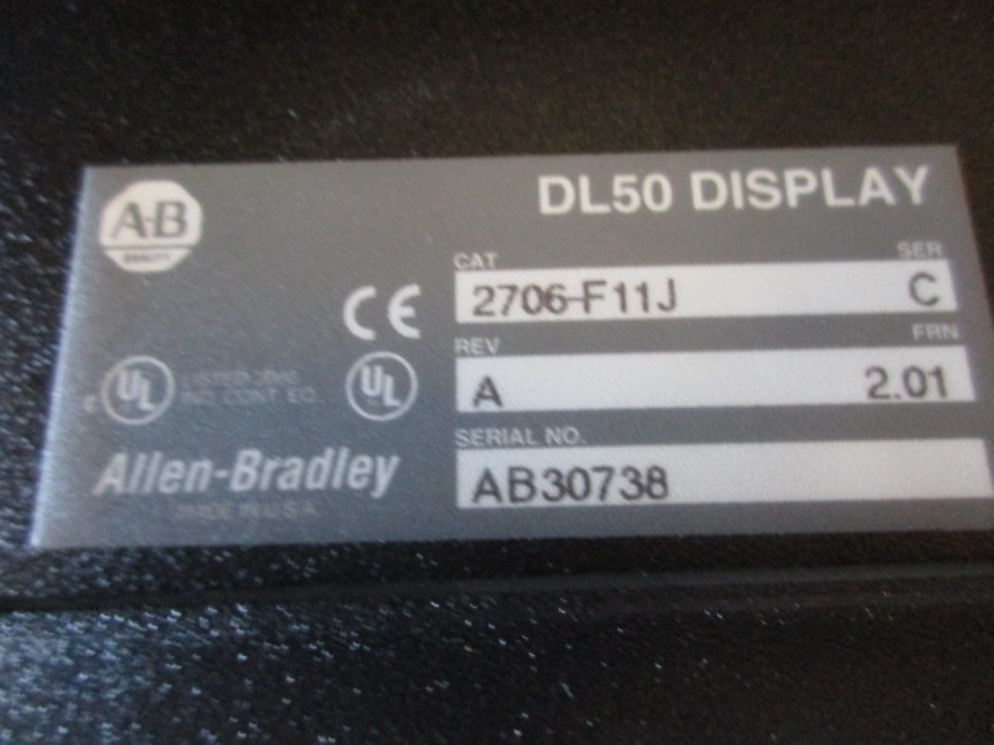 ALLEN BRADLEY 2706-F11J SER. C NSMP