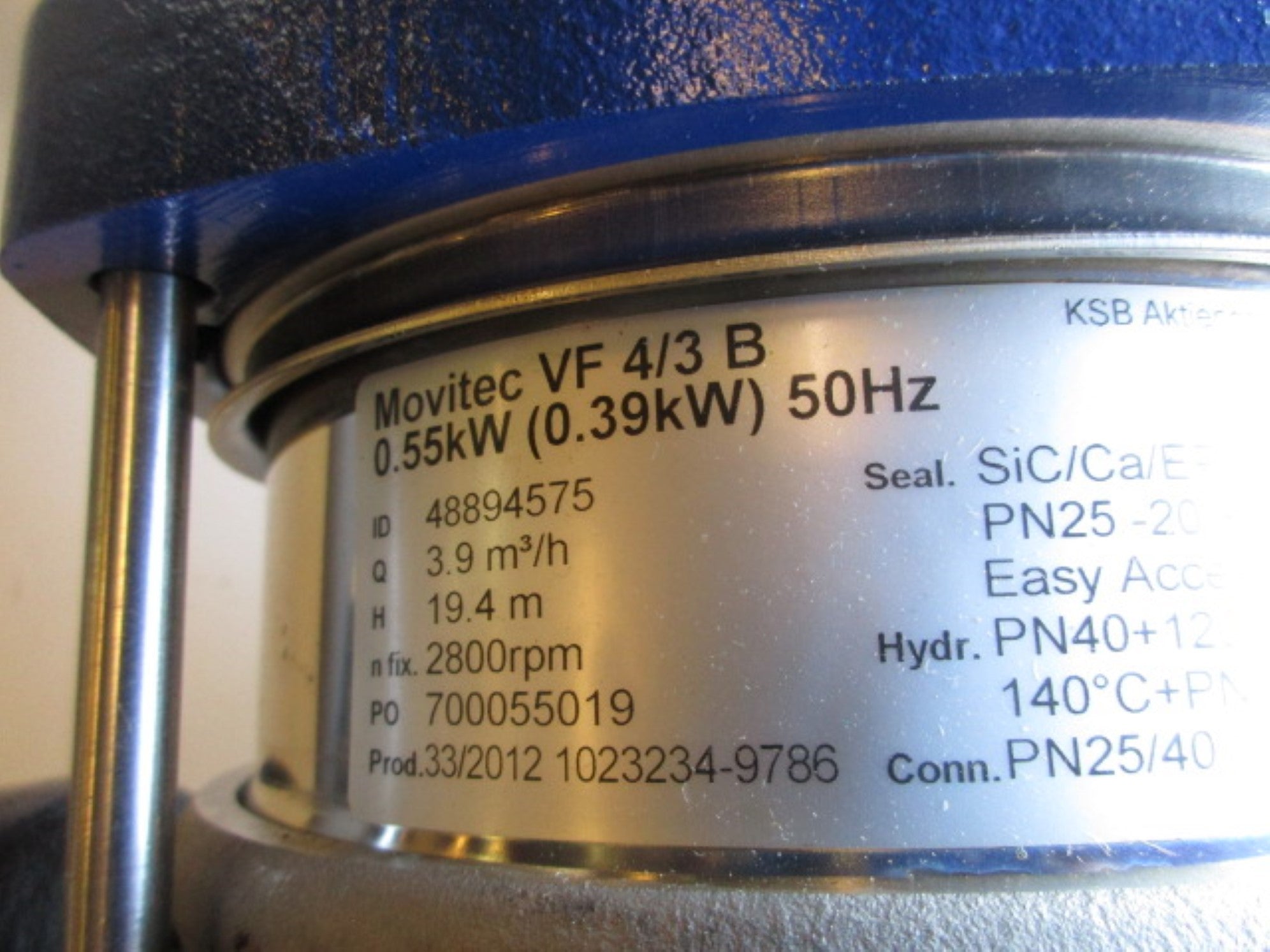 KSB MOVITEC VF4/3B NSMP