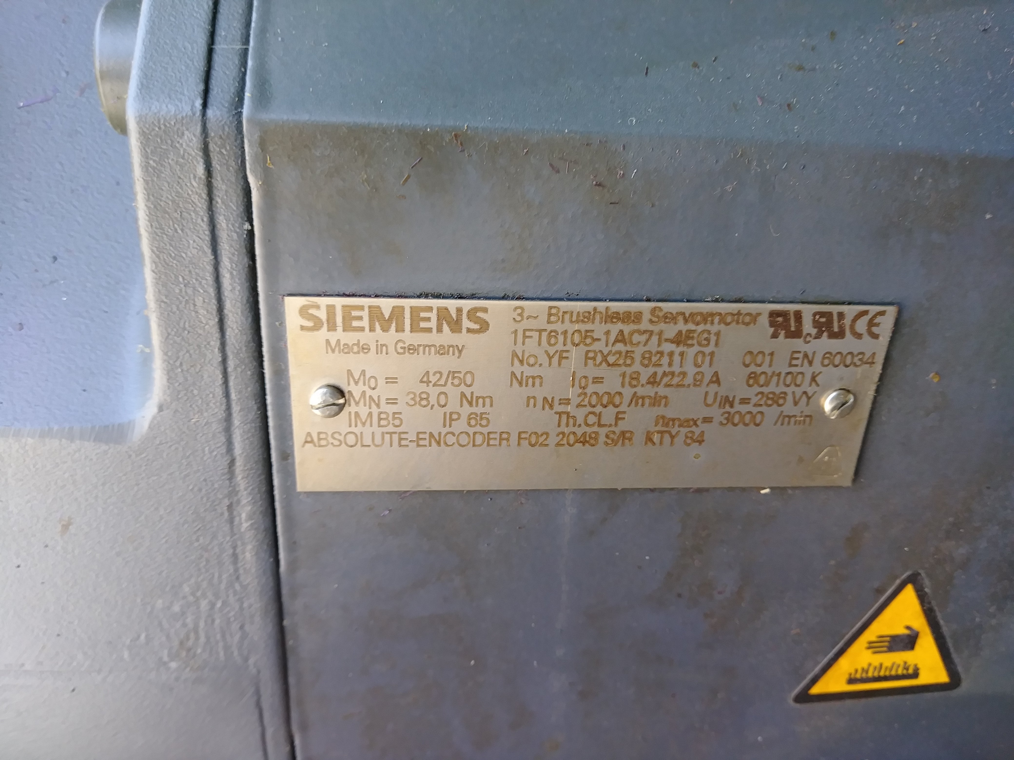 SIEMENS 1FT6105-1AC71-4EG1 NSMP