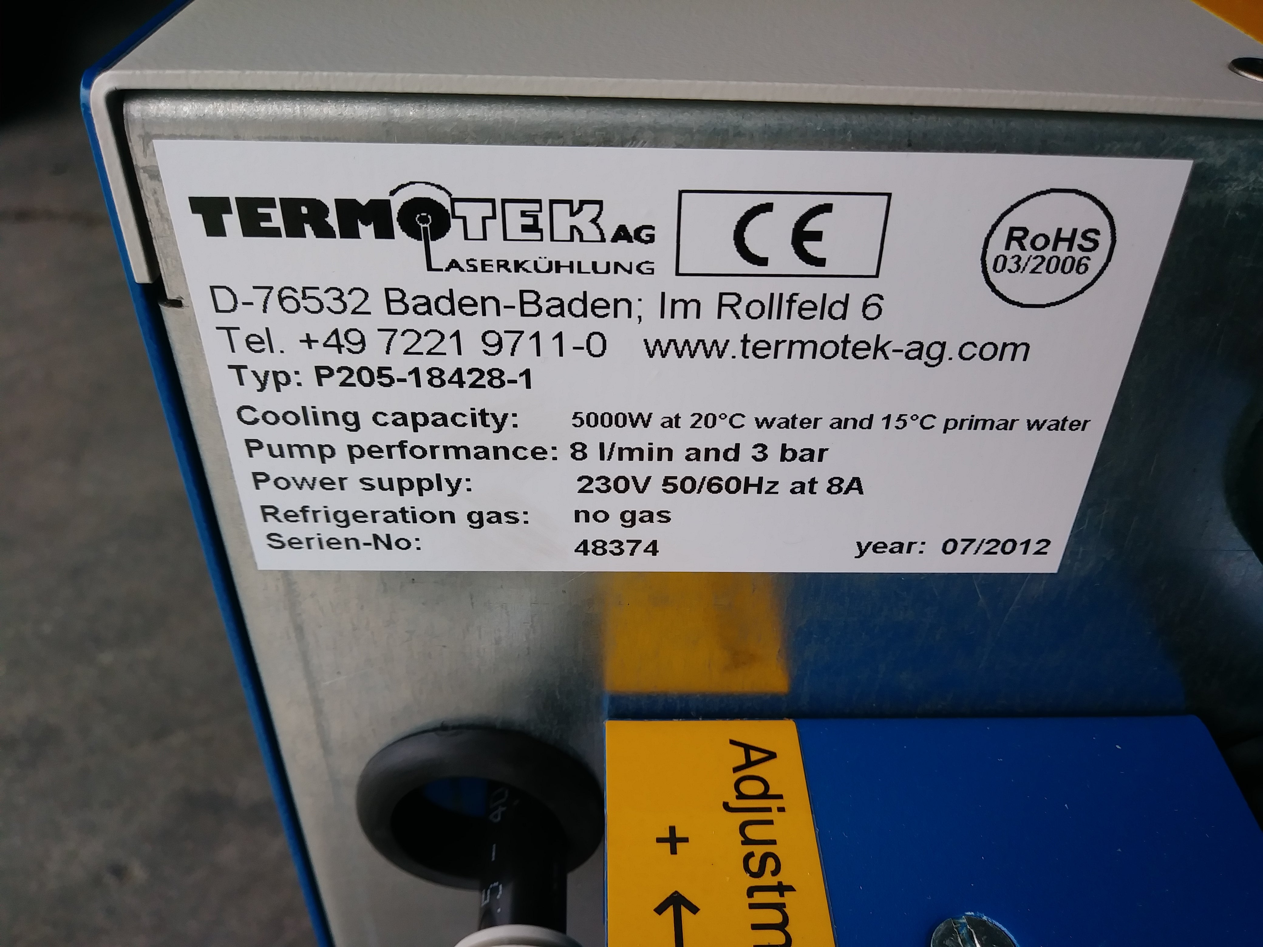TERMOTEK P205-18425-1 NSMP