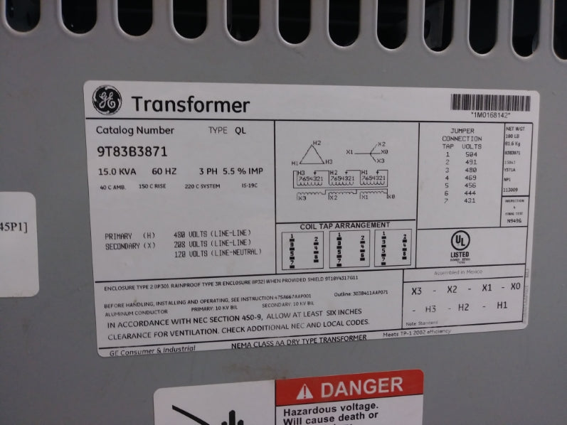 GENERAL ELECTRIC 9T83B3871 NSMP