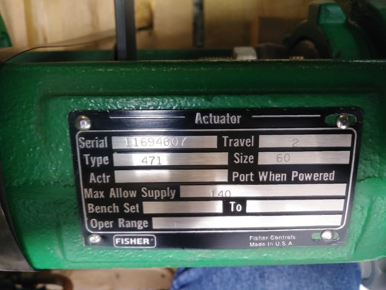 FISHER TYPE 471 60 FSYS-31/150RF NSMP