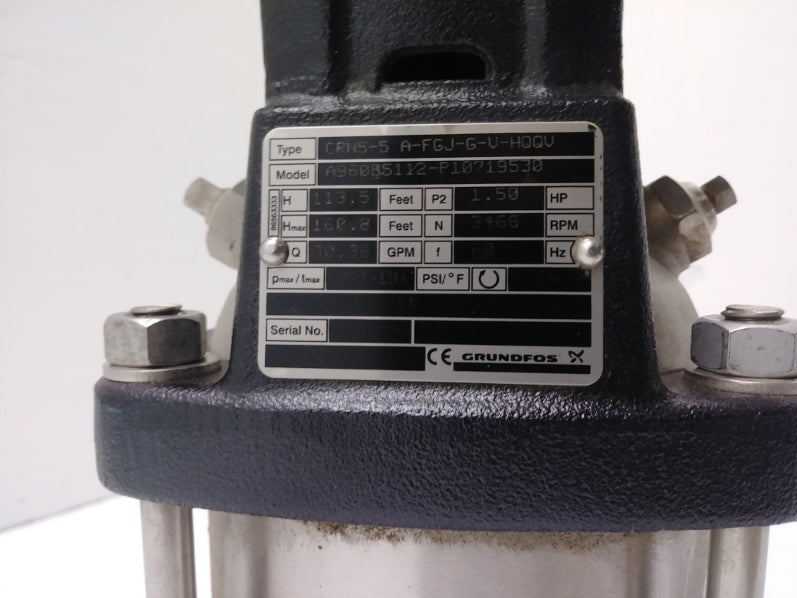 GRUNDFOS CRN5-5-A-FGJ-G-V-HQQV NSNP
