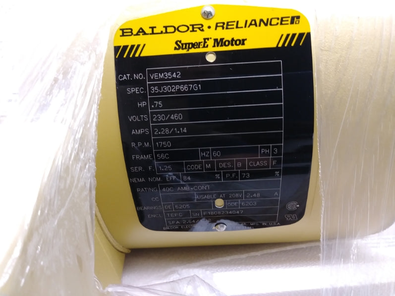 BALDOR VEM3542 NSMP
