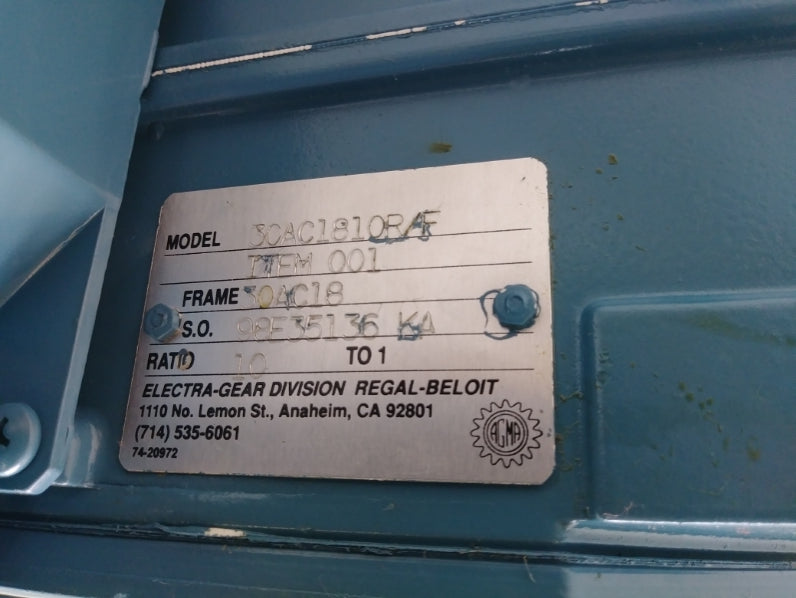 REGAL-BELOIT 30AC1810R/F  NSMP