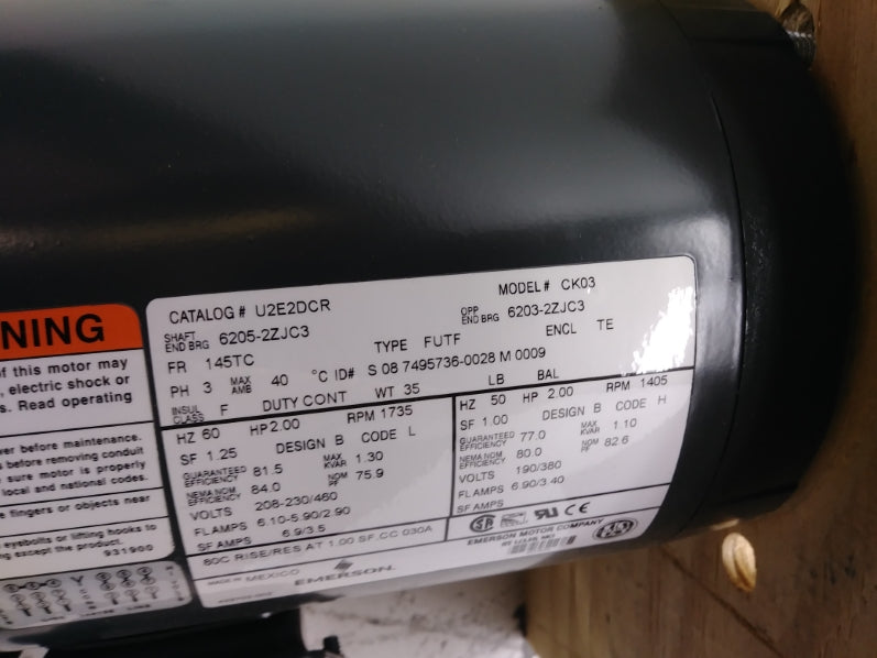 US MOTORS U2E2DCR NSMP