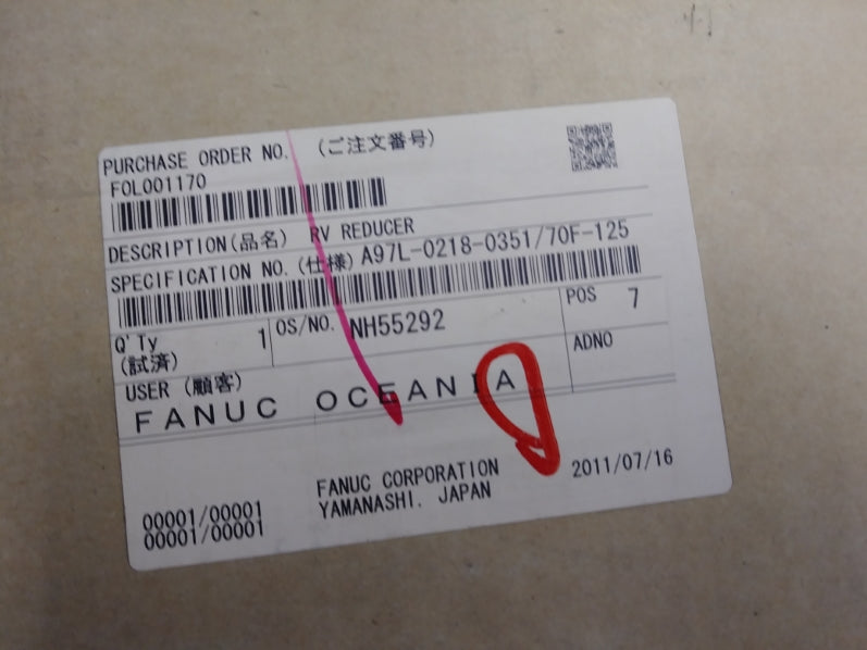 FANUC A97L-0218-0351/70F-125 NSMP