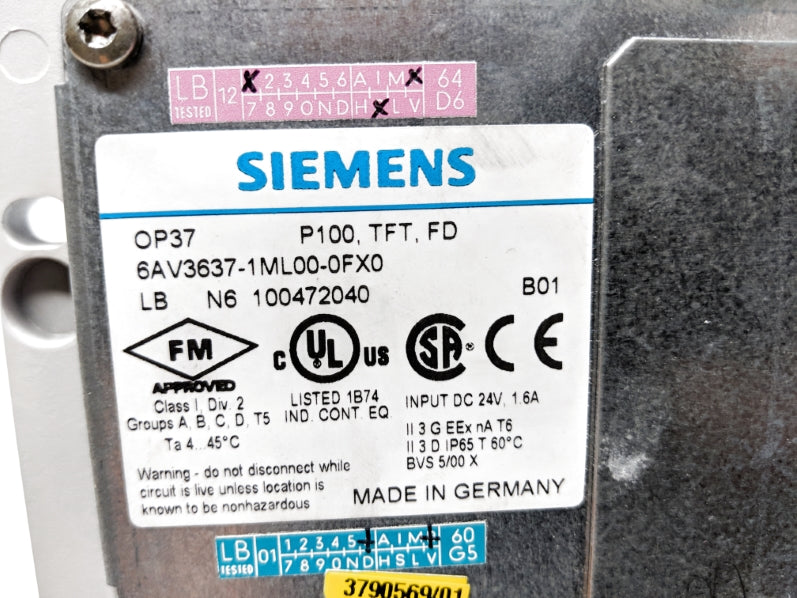 SIEMENS 6AV3637-1ML00-0FX0 NSMP