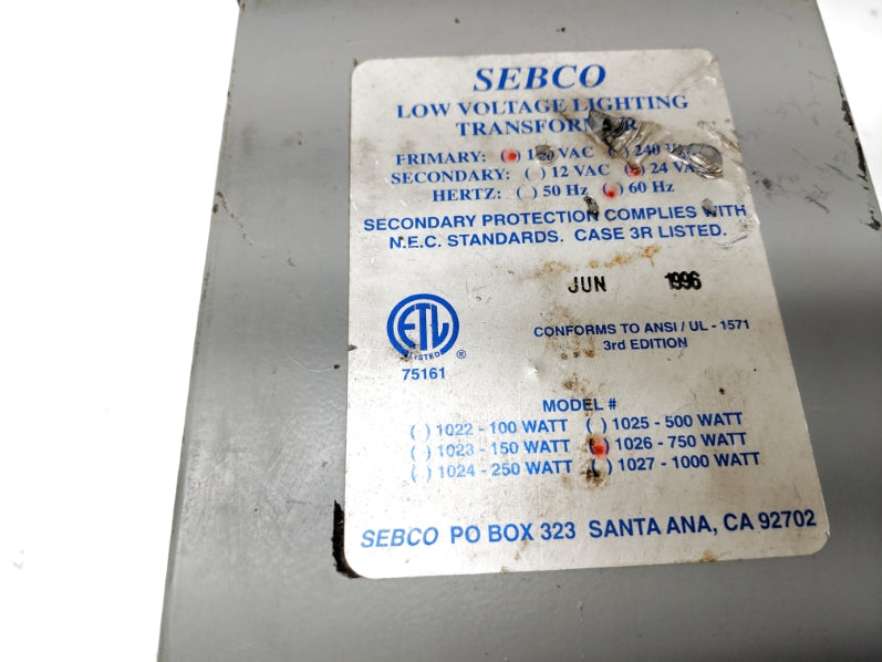 SEBCO 1026 UNMP