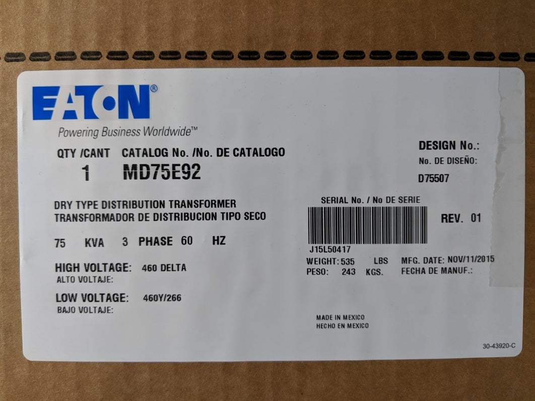 EATON MD75E92 NSMP