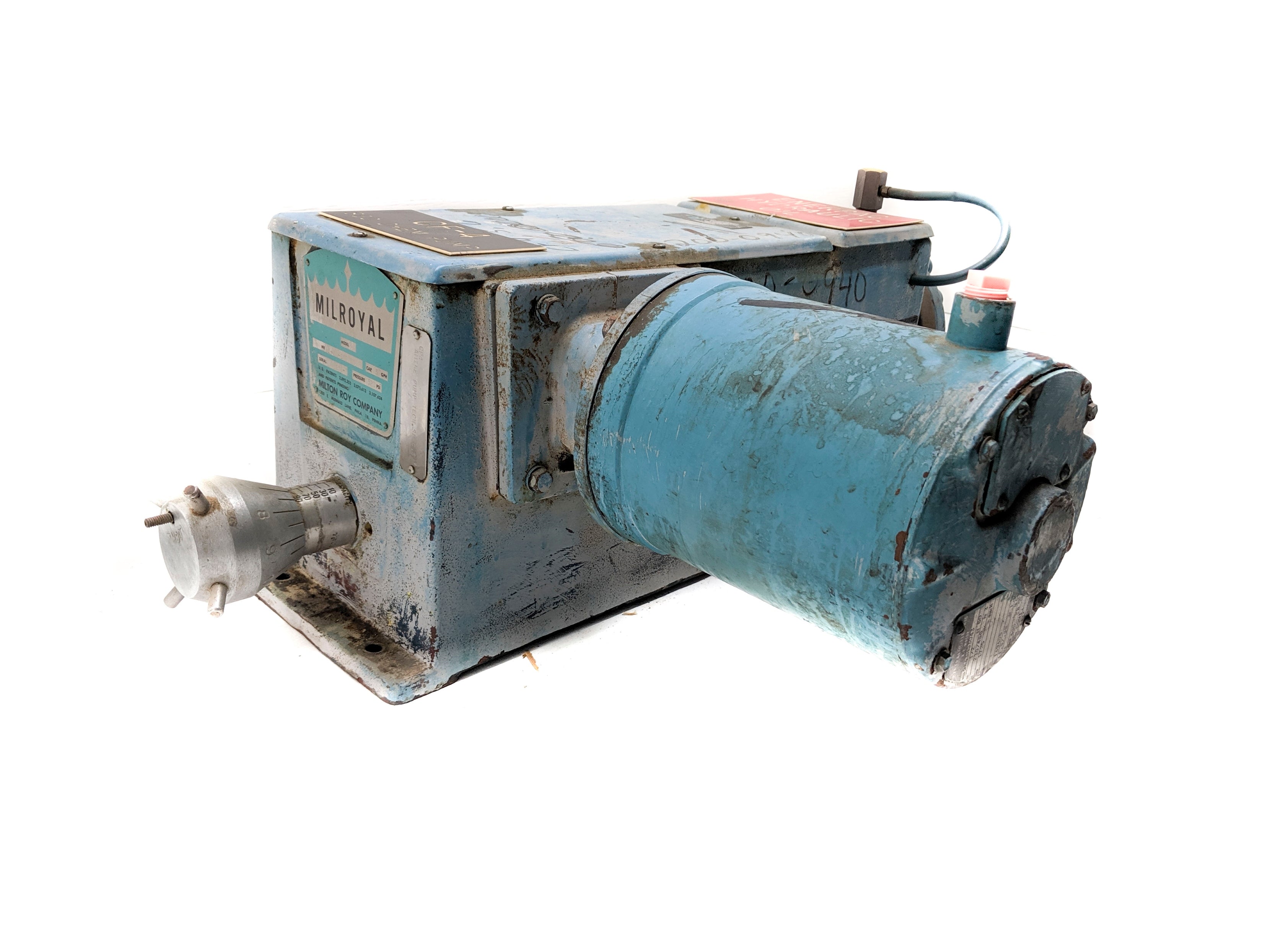 MILTON ROY MILROYAL MODEL A DMR1-44-142-SM 520PSI (AS PICTURED) UNMP