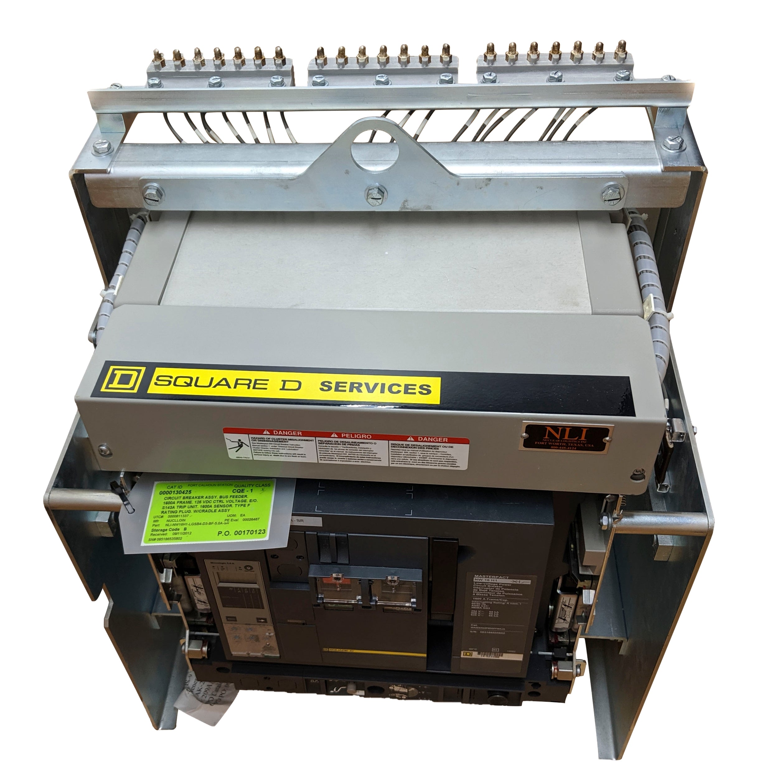 SQUARE D MASTERPACT NW16H1 LGSB4 BF-5.0A-SR NSNP