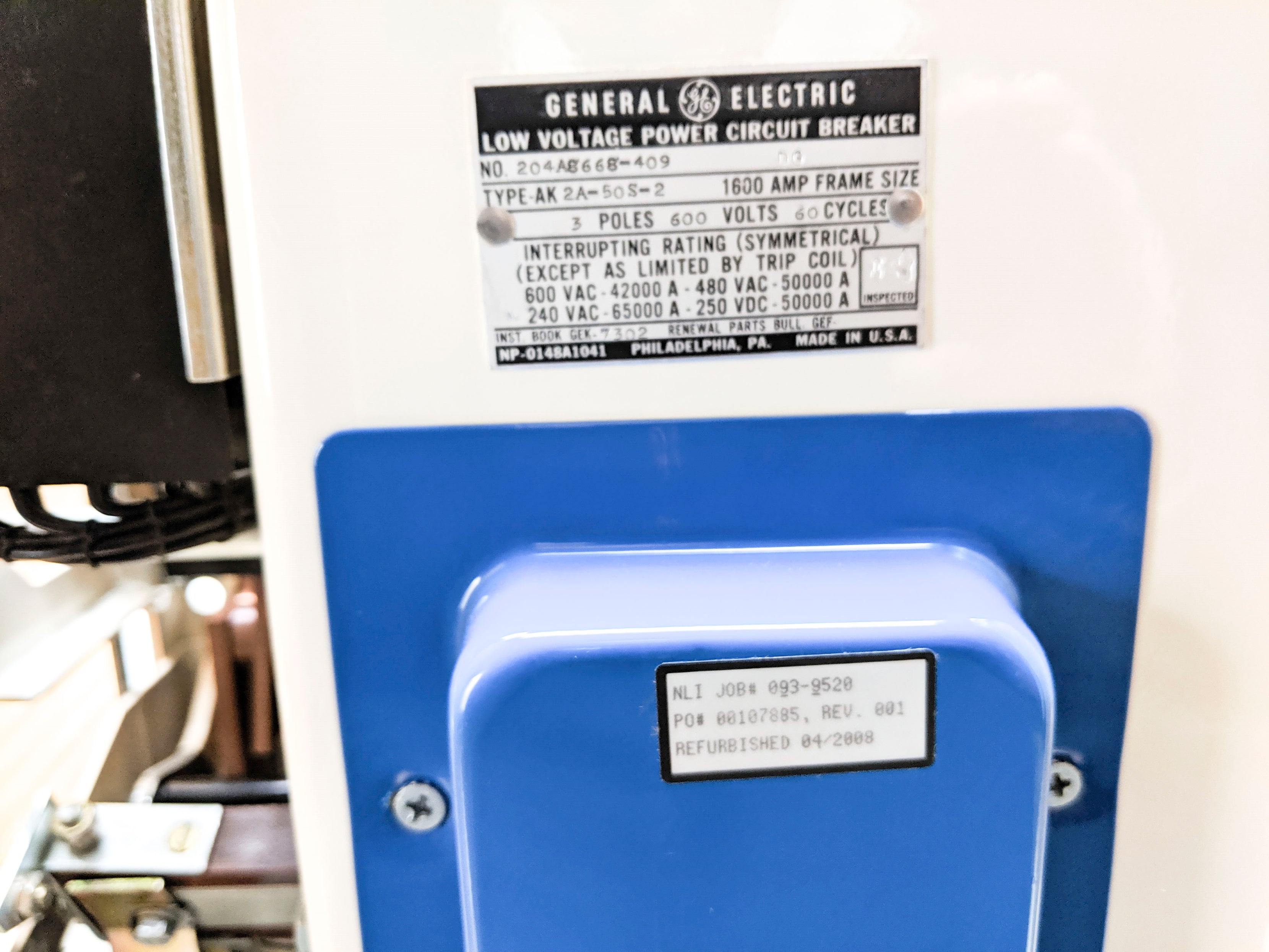 GENERAL ELECTRIC AK2A-50S-2 204A8668-409 REMAN