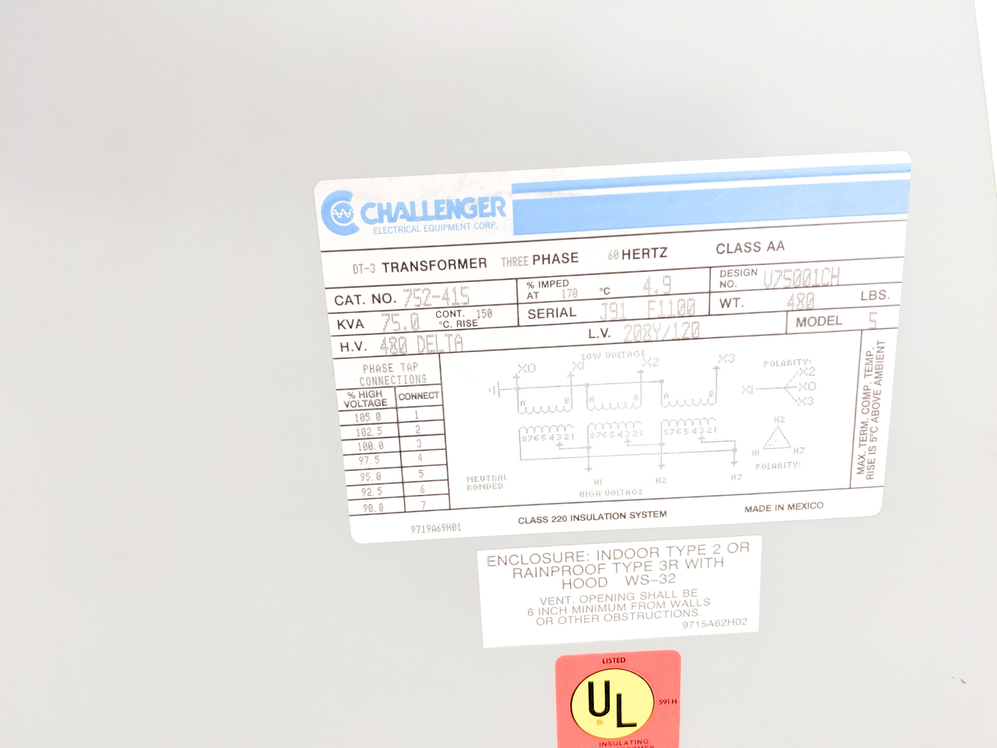 CHALLENGER DT-3 752-415 (AS PICTURED) NSMP
