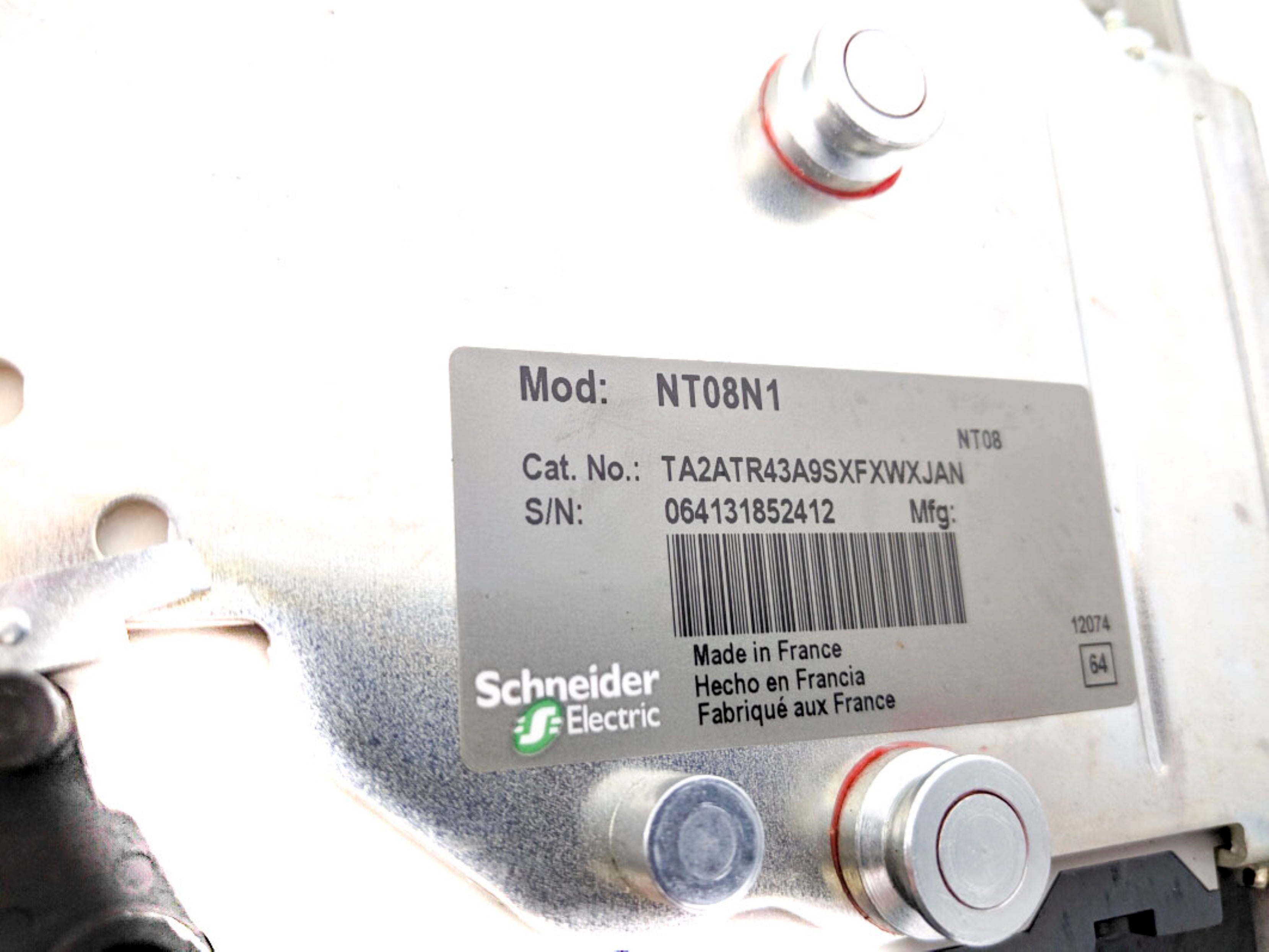 SQUARE D MASTERPACT NT08N1 TA2ATR43A9SXFXWXJAN REMAN