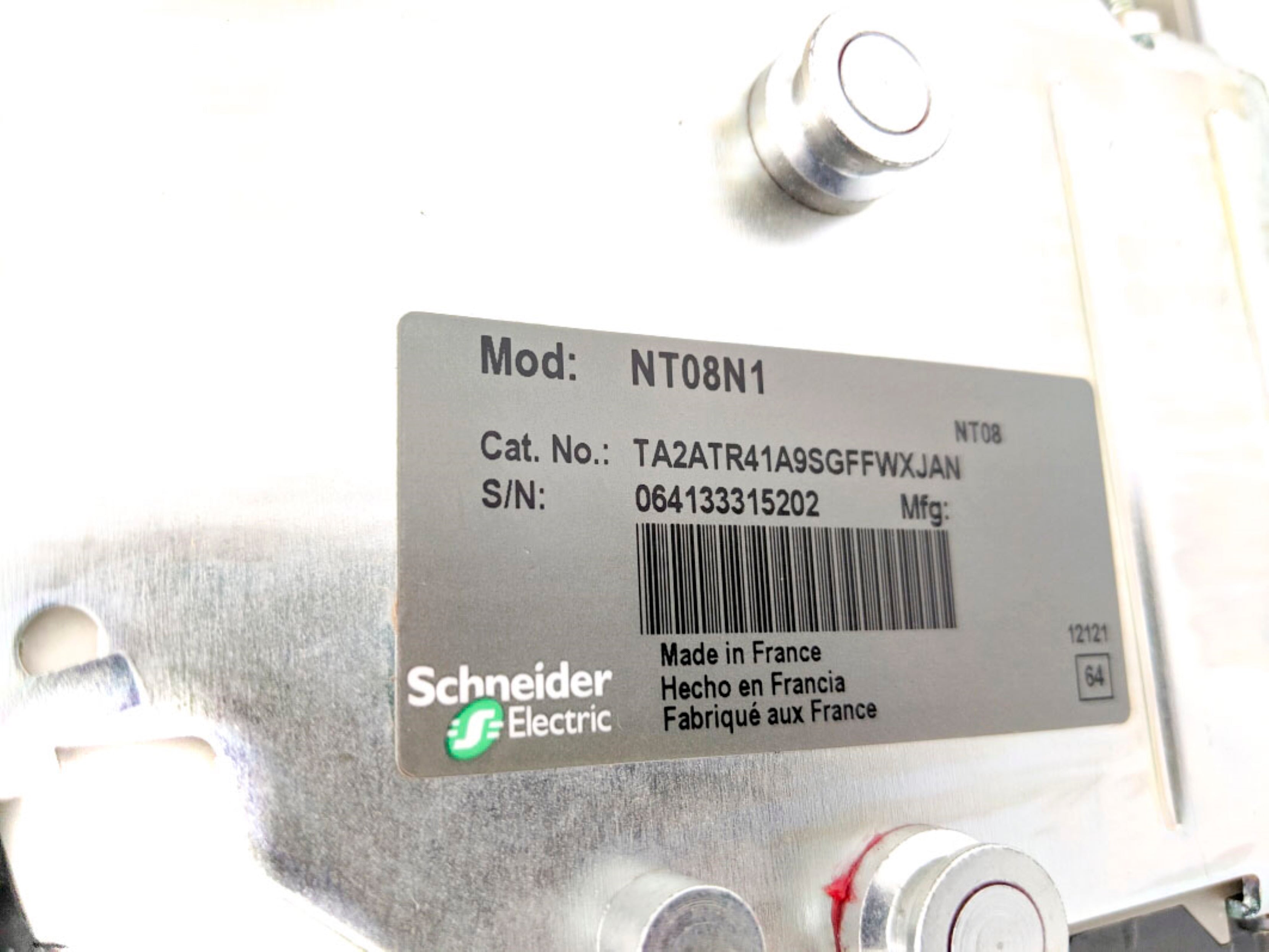 SQUARE D MASTERPACT NT08N1 TA2ATR41A9SGFGXWXJAN REMAN
