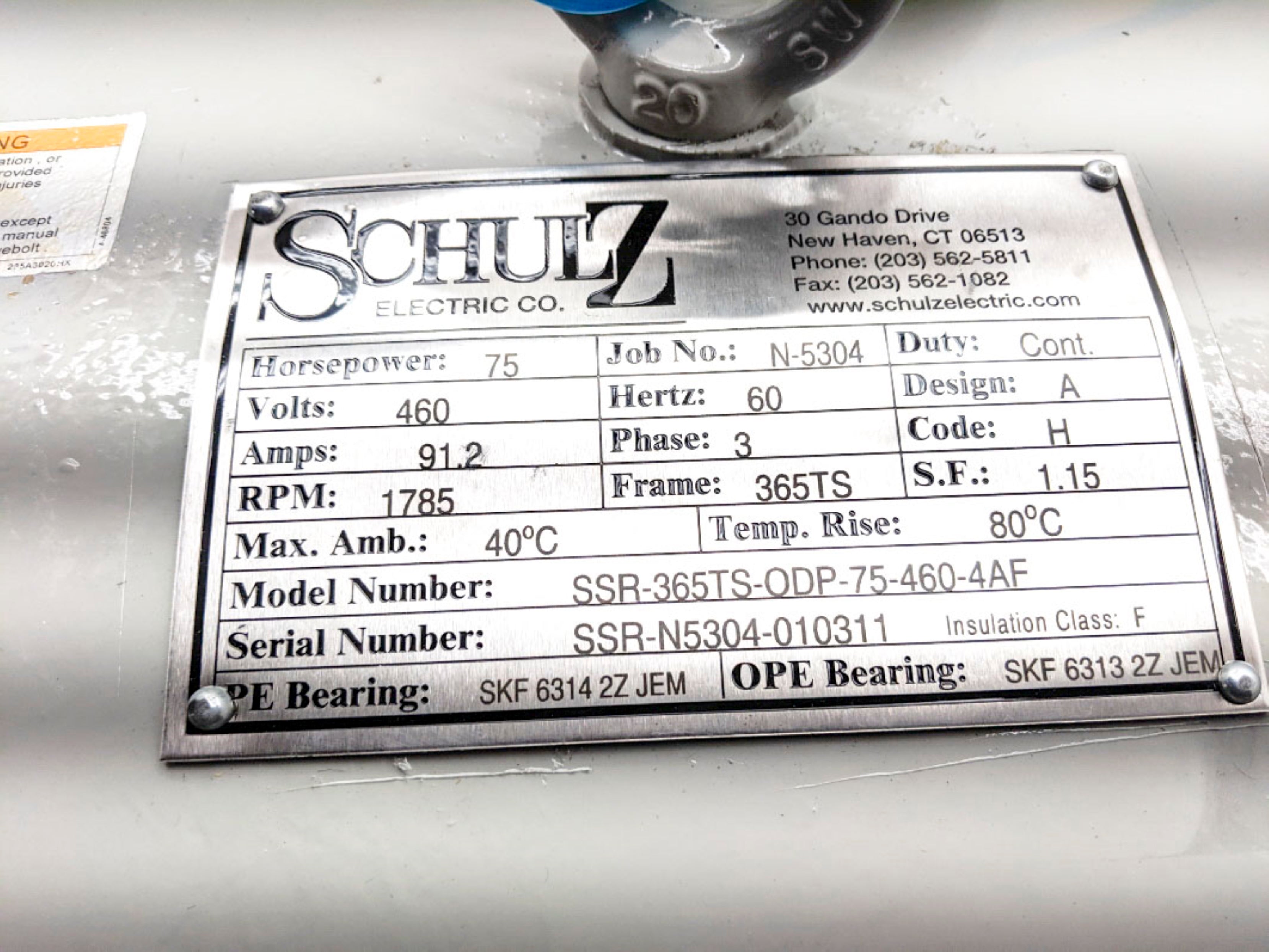 SCHULZ SSR-365TS-ODP-75-460-4AF 365TS NSNP