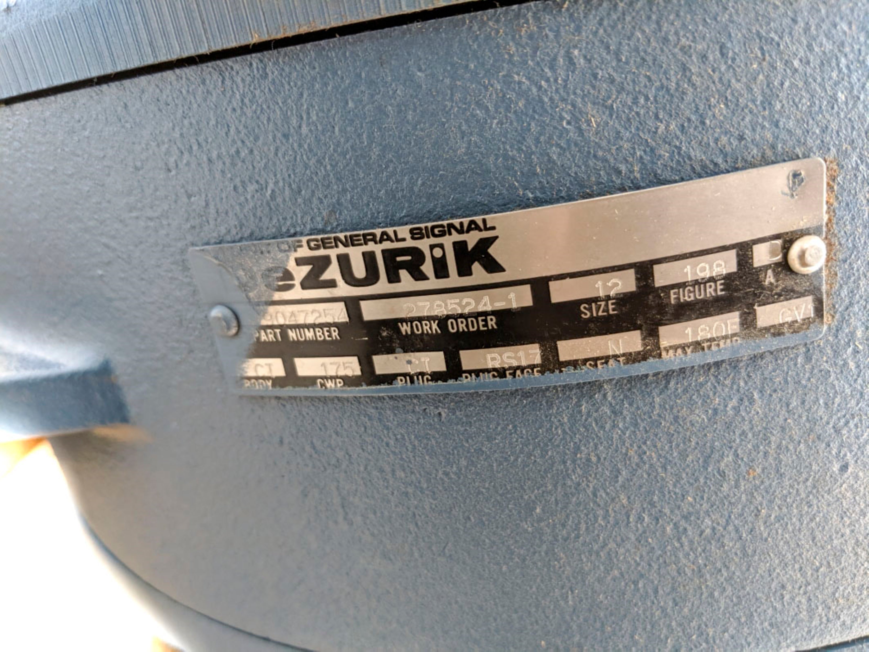DEZURIK 9047254 REMAN