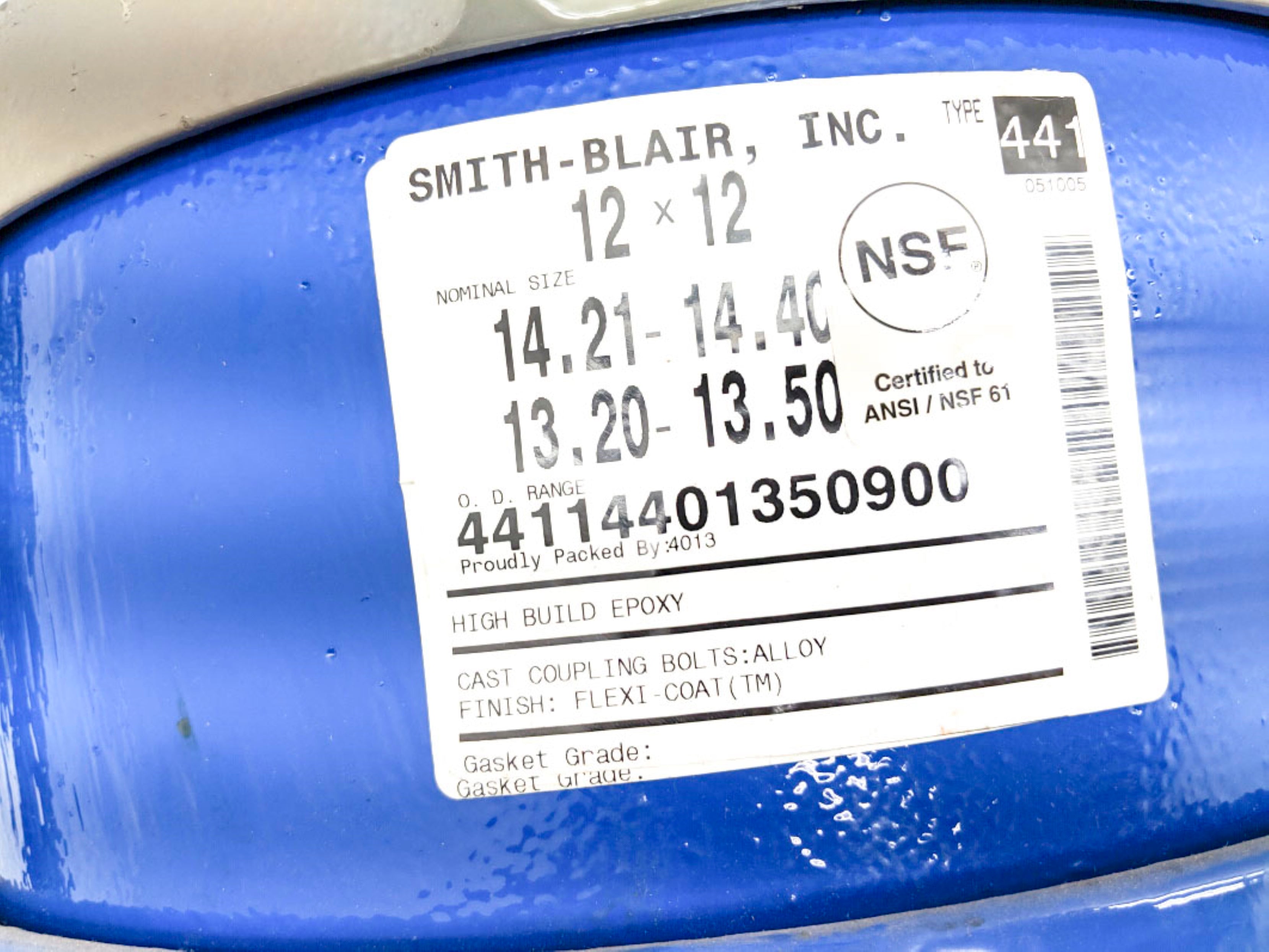 SMITH-BLAIR 44114401350900 12x12 NSNP