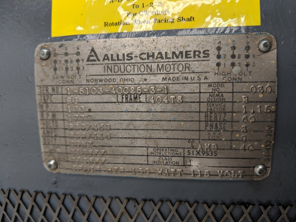ALLIS CHALMERS RC 404TS MODEL 030 REMAN