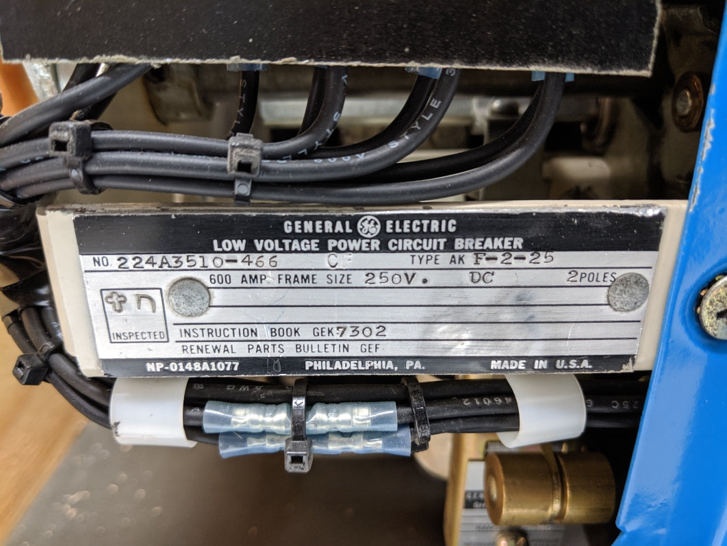 GENERAL ELECTRIC AKF-2-25 224A3510-466 CF REMAN