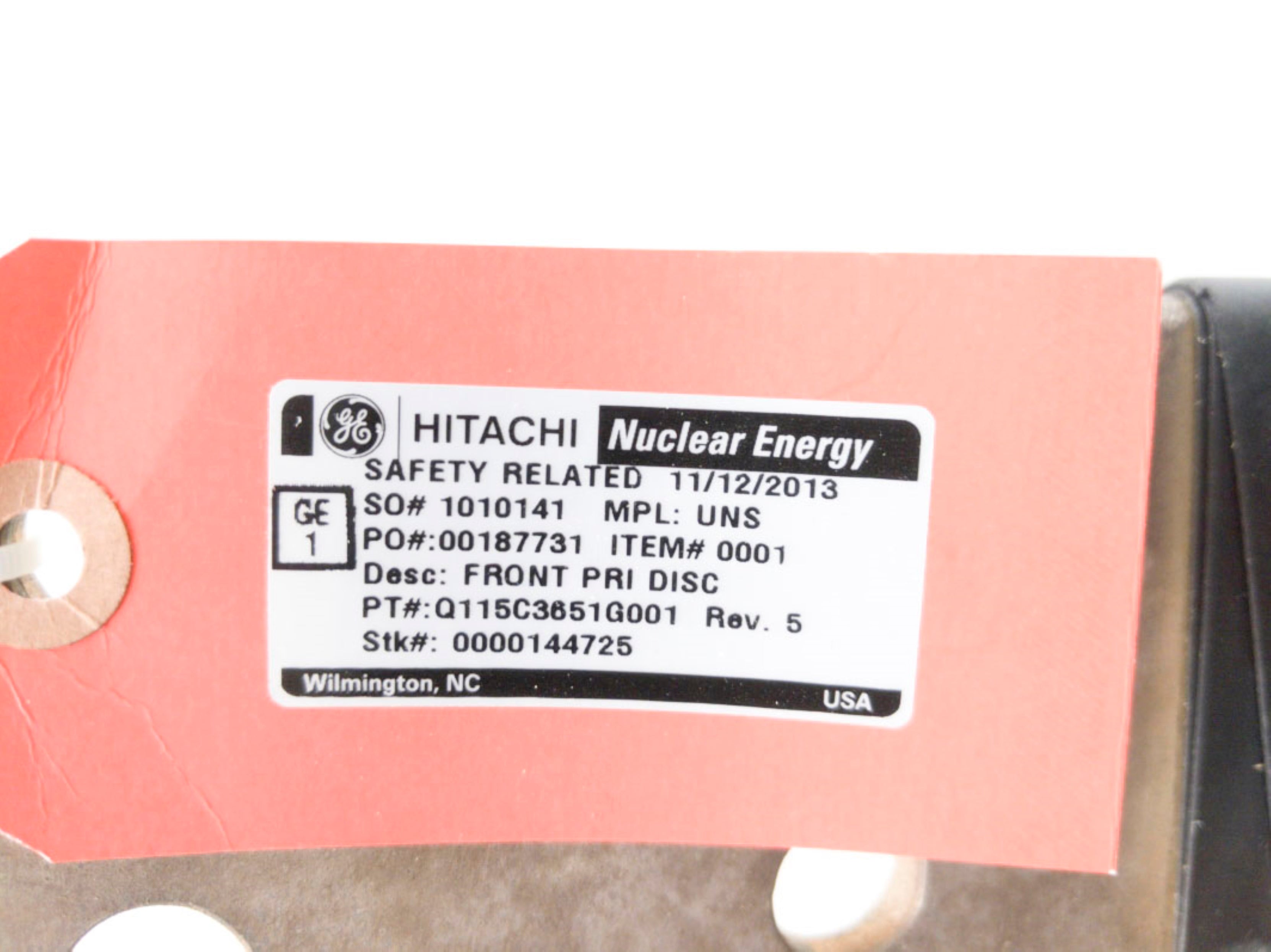 GENERAL ELECTRIC HITACHI Q115C3651G001 NSMP
