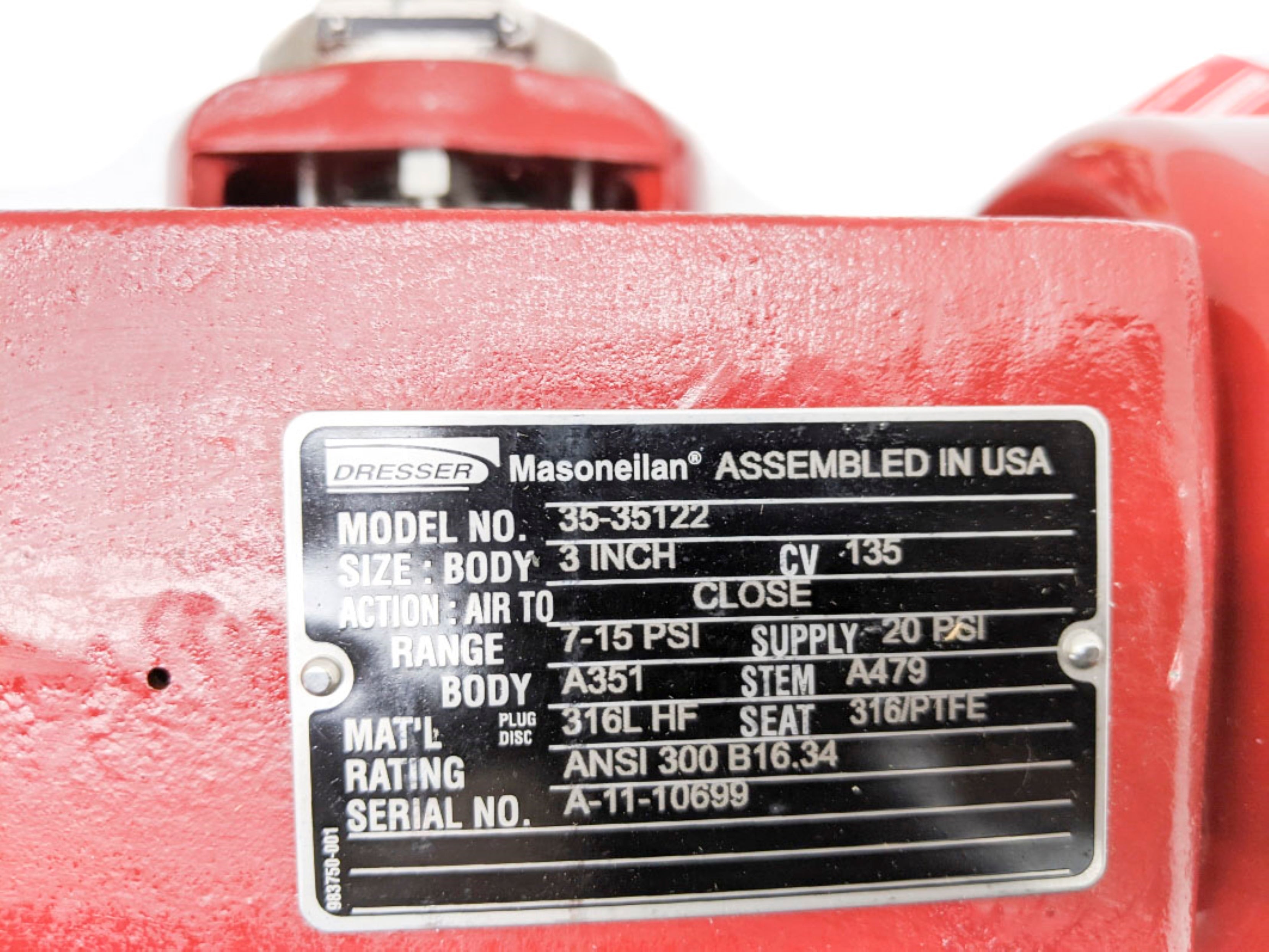 MASONEILAN CAMFLEX II 35-35122 300PSI NSMP