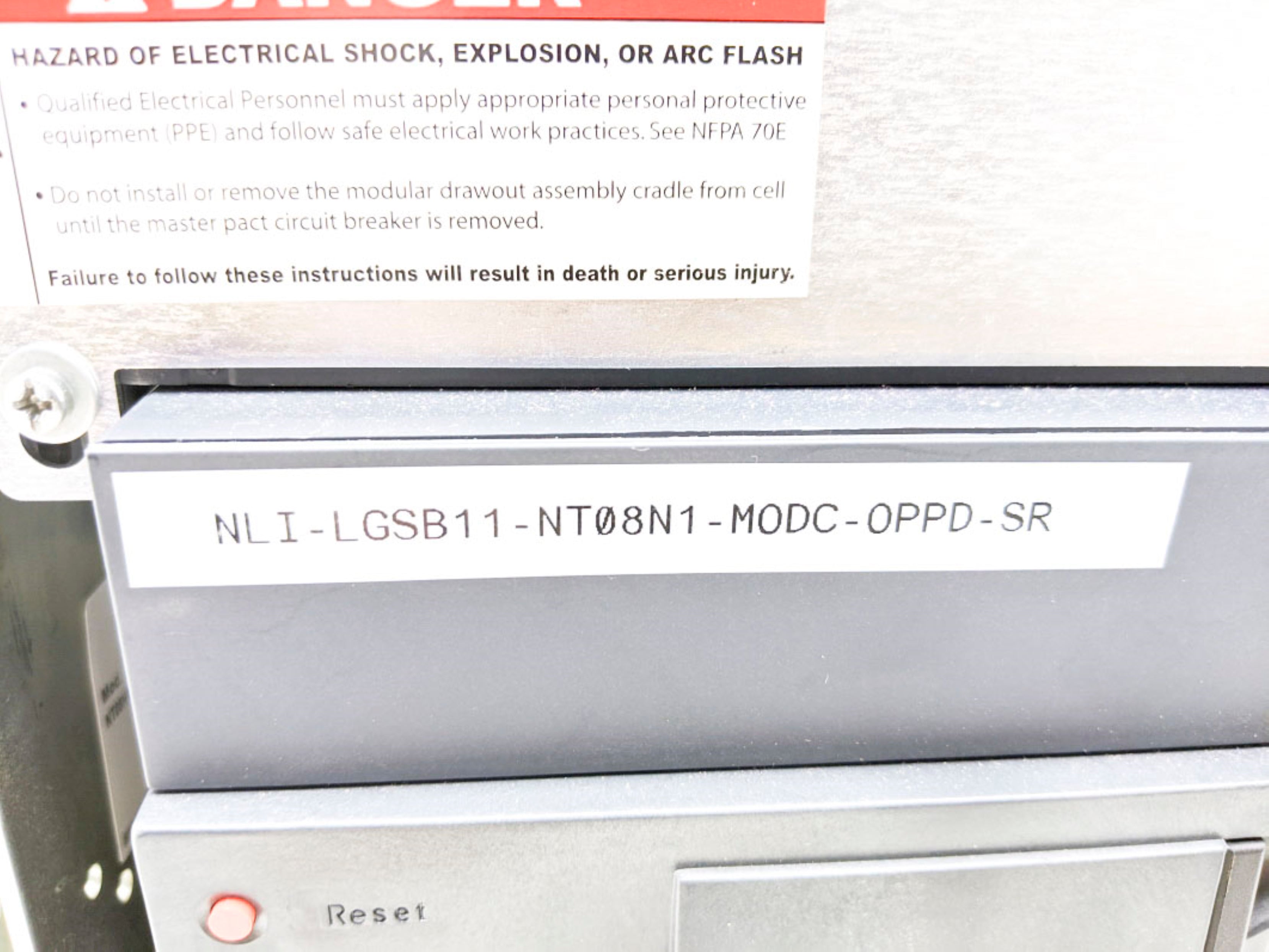 SQUARE D MASTERPACT NT08N1 TA2PPR43A9SXFXWXJAN REMAN