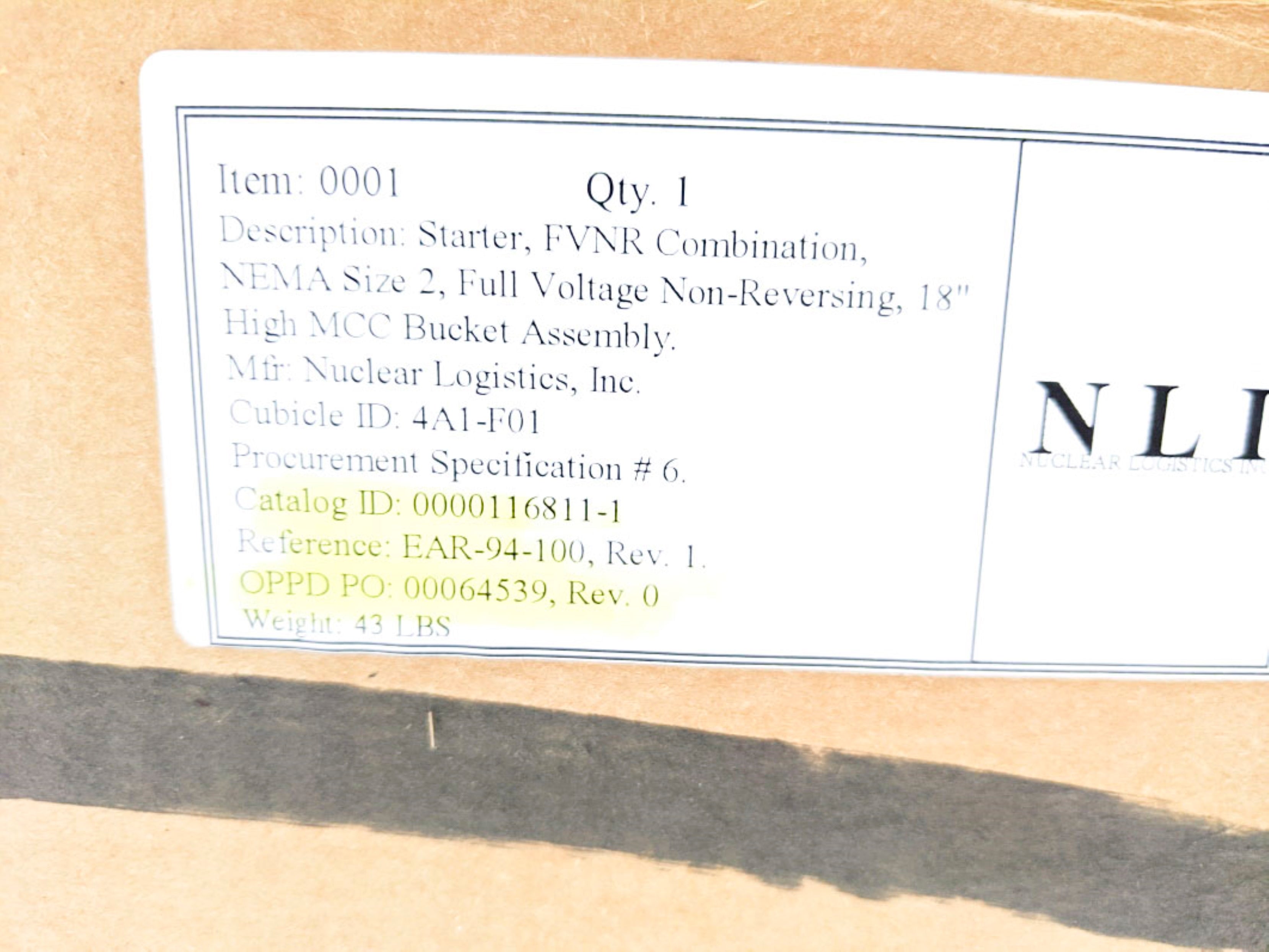 NLI 093025-WD-3 NEMA SIZE 2 STARTER NSMP