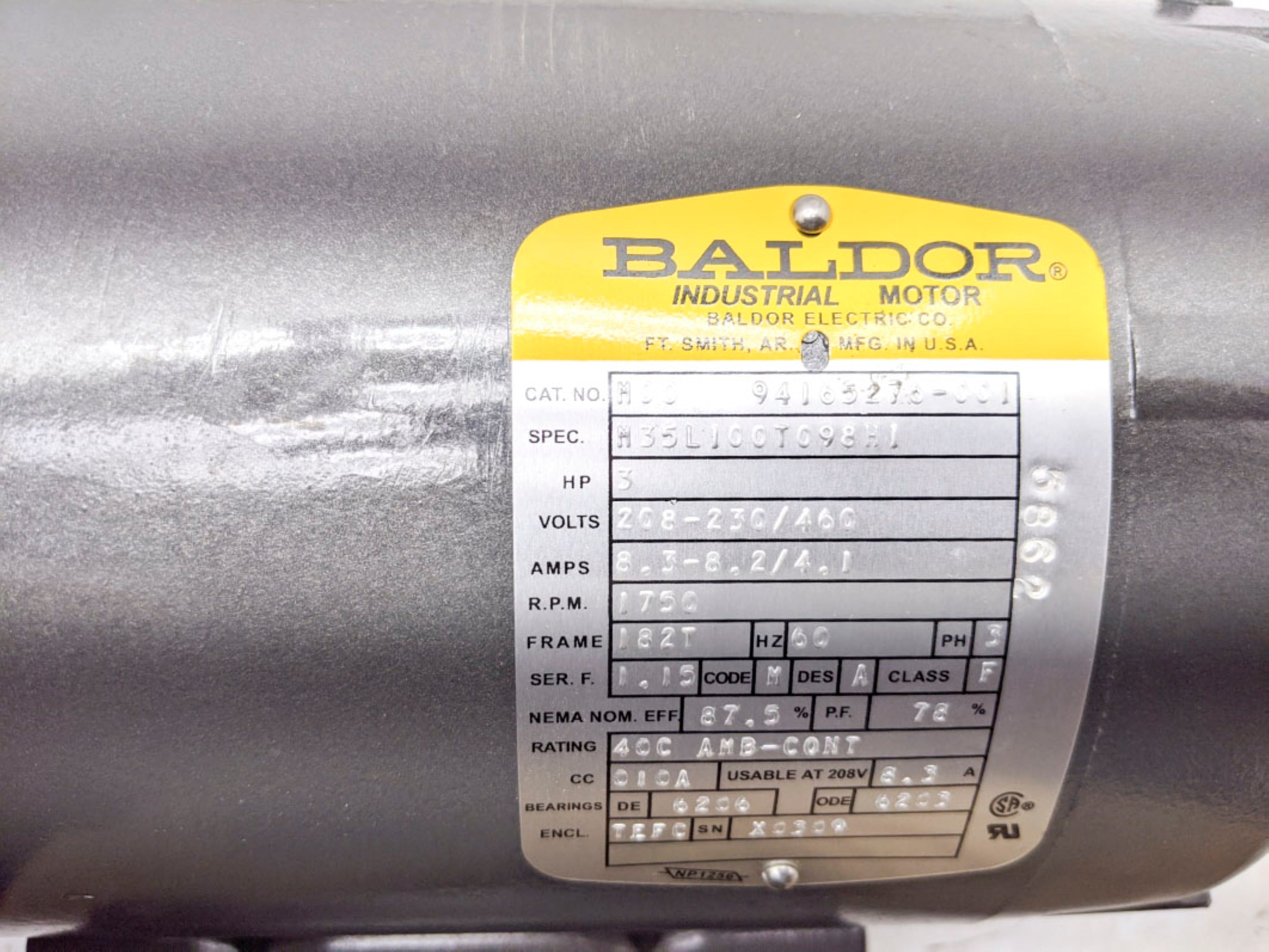 BALDOR M35L100T098H1 NSMP