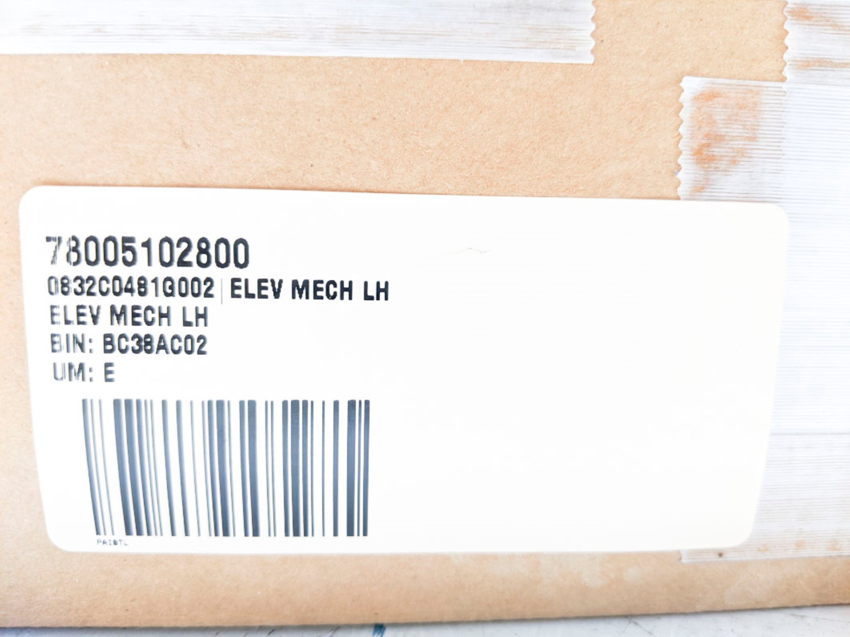 GENERAL ELECTRIC 0832C0481G002 NSMP