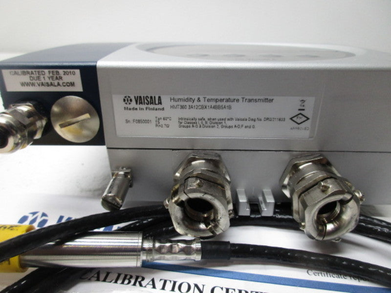 VAISALA HMT3603A12CBX1A4BB5A1B HUMIDITY/TEMPERATURE TRANSMITTER  NSMP