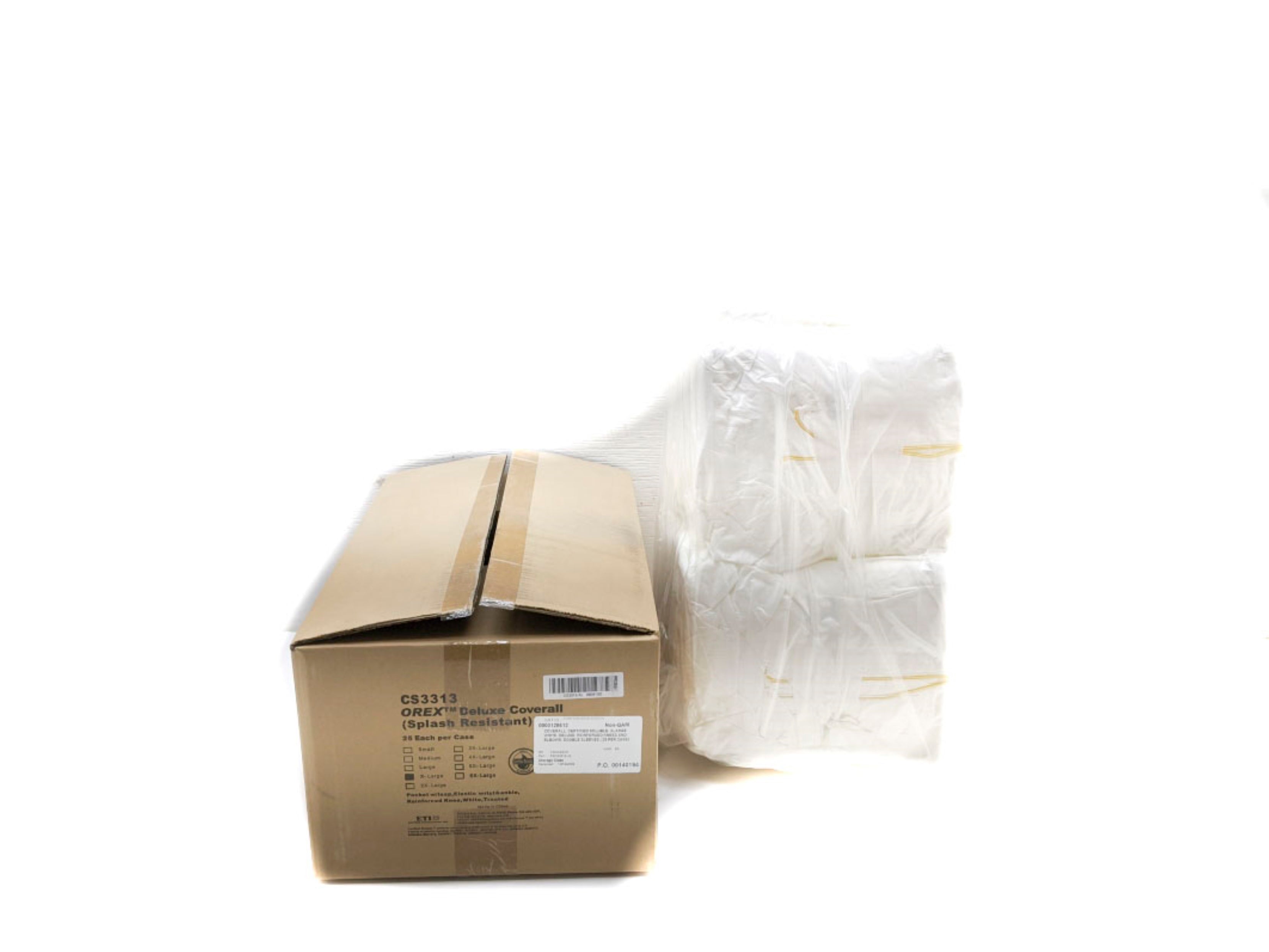 ETI CS3313 XL OREX DELUXE COVERALL (PKG OF 25) NSMP