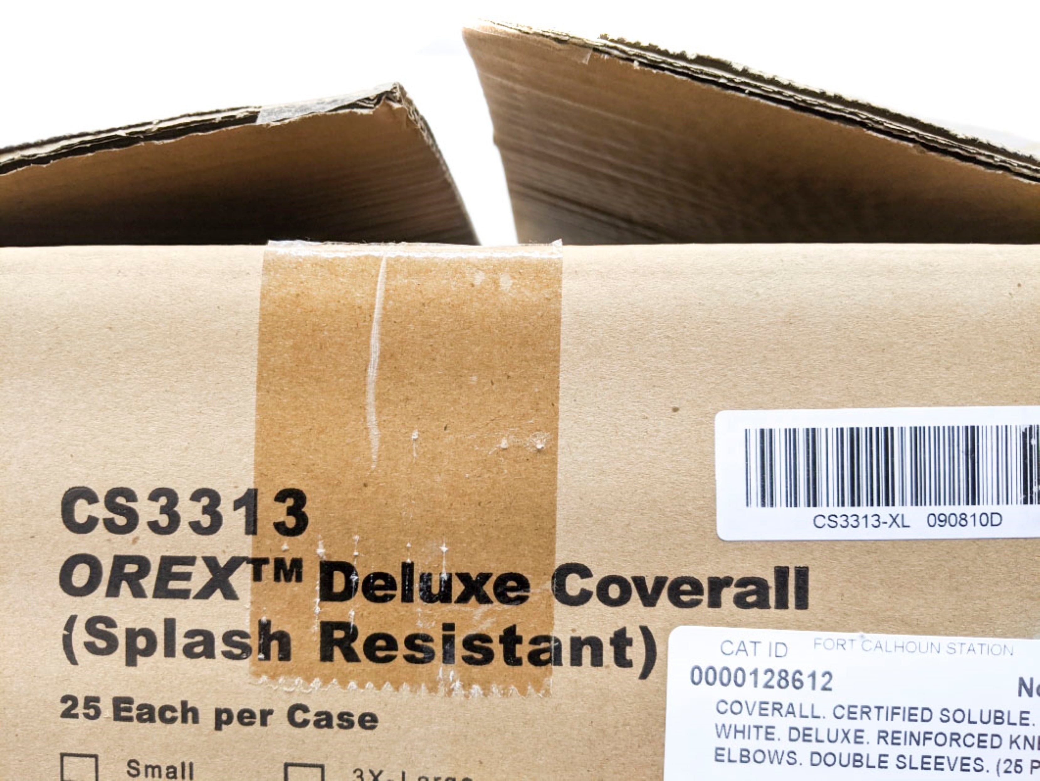 ETI CS3313 XL OREX DELUXE COVERALL (PKG OF 25) NSMP