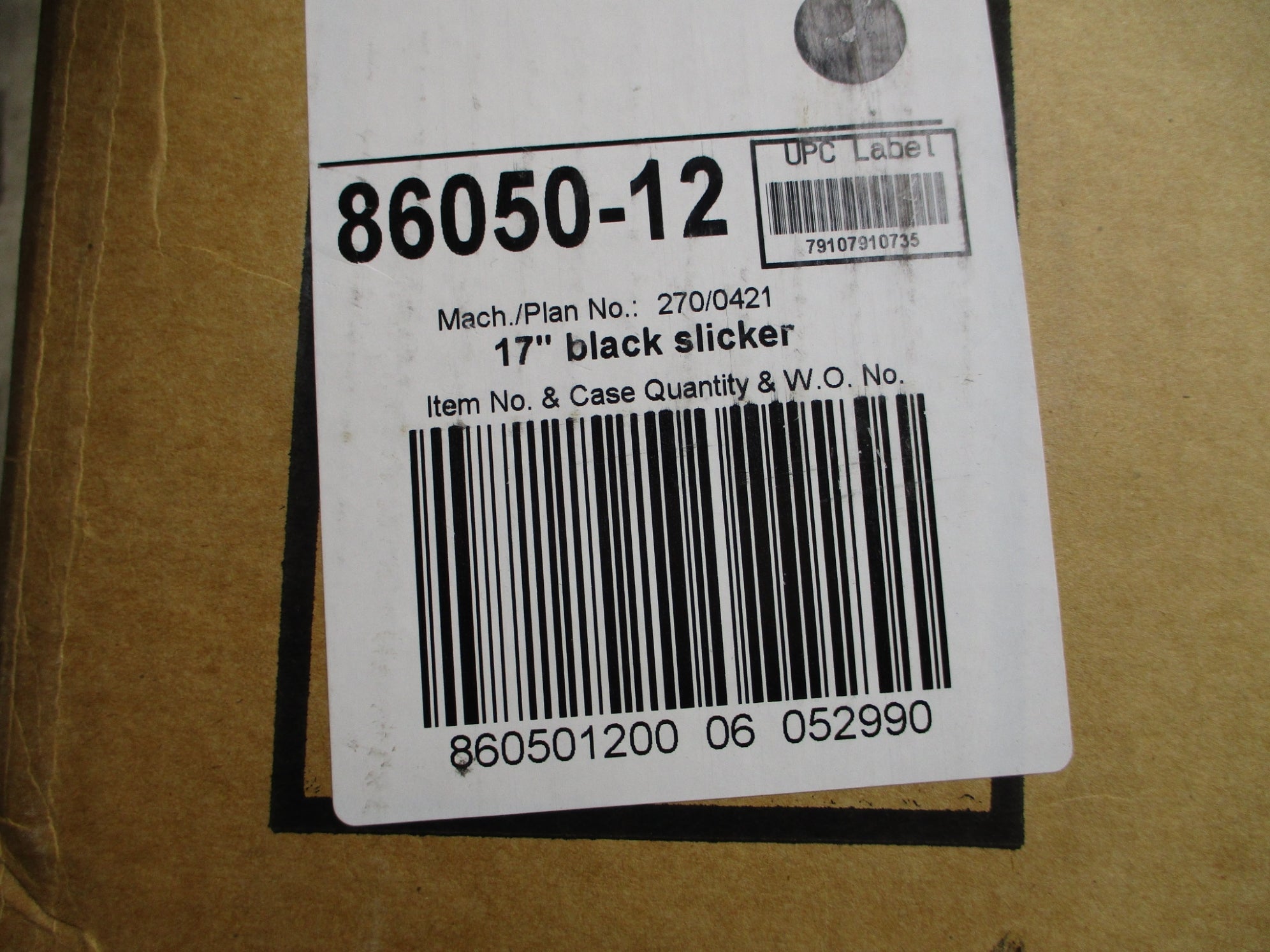 BATA 17" BLACK SLICKER BOOT 86050-12 SIZE 12 (PKG OF 6) NSMP