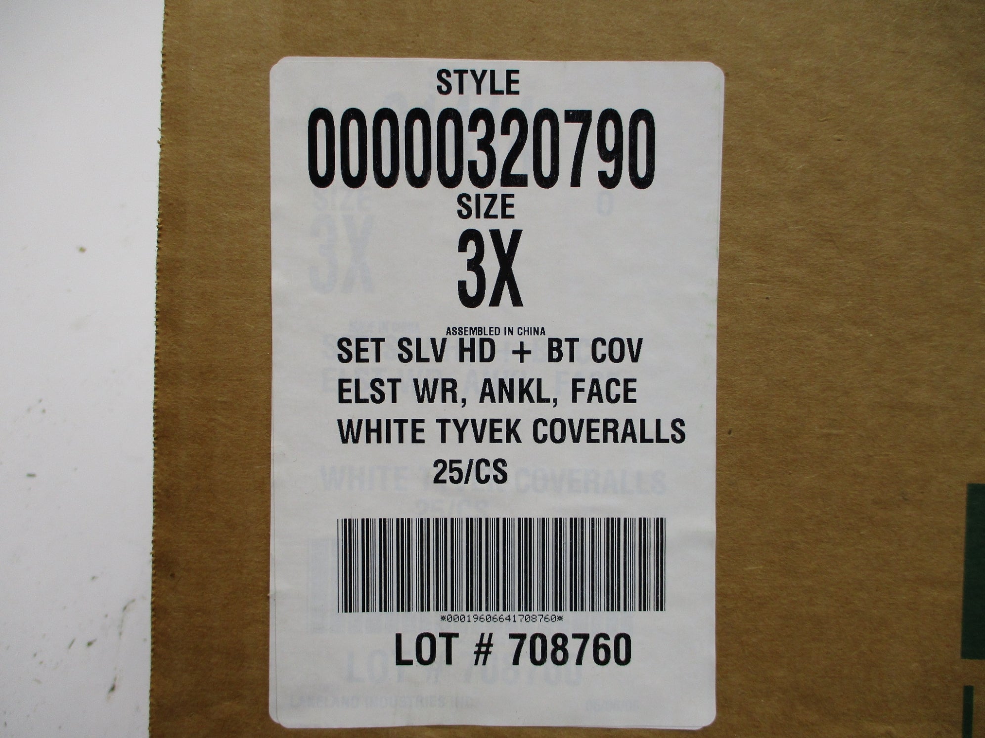 LAKELAND 00000320790 3X (PKG OF 25) NSMP