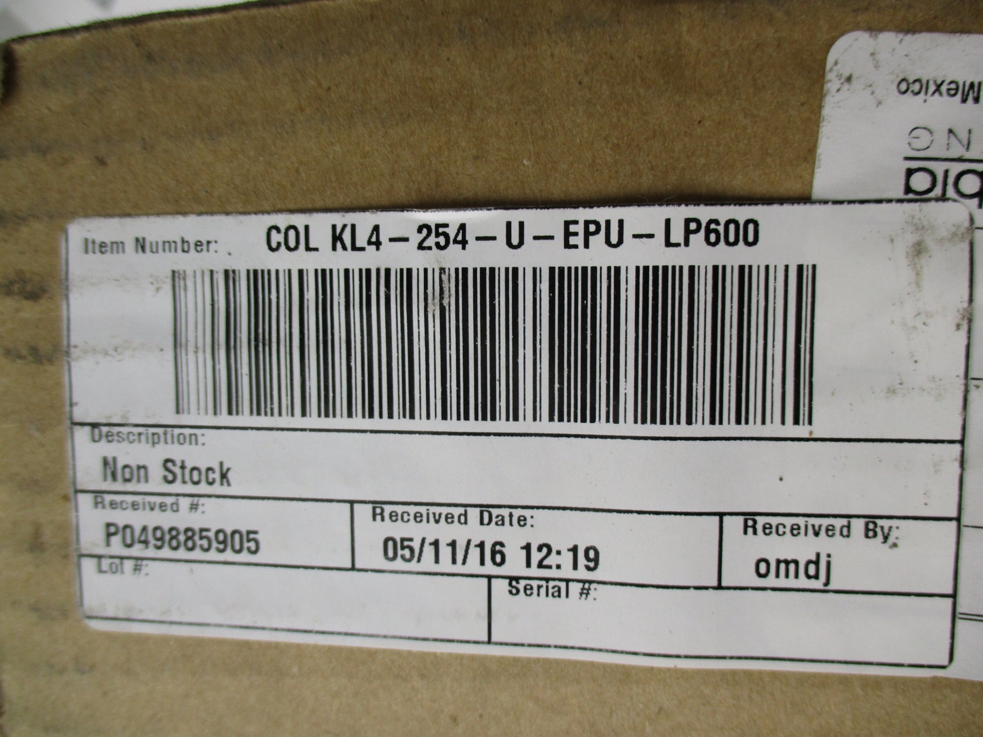 COLUMBIA LIGHTING KL4-254-U-EPU-LP600 NSMP