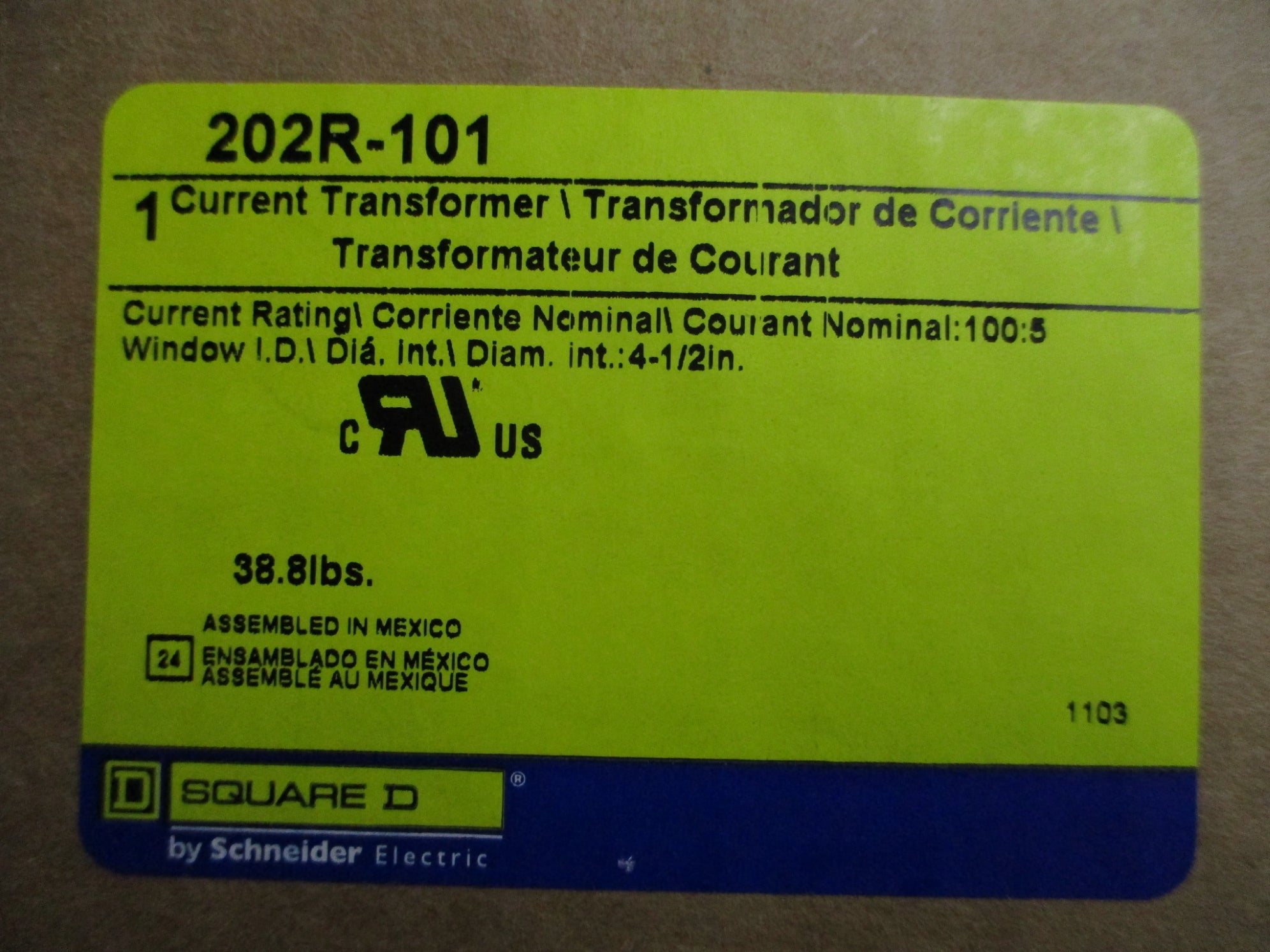 SQUARE D 202R-101 NSMP